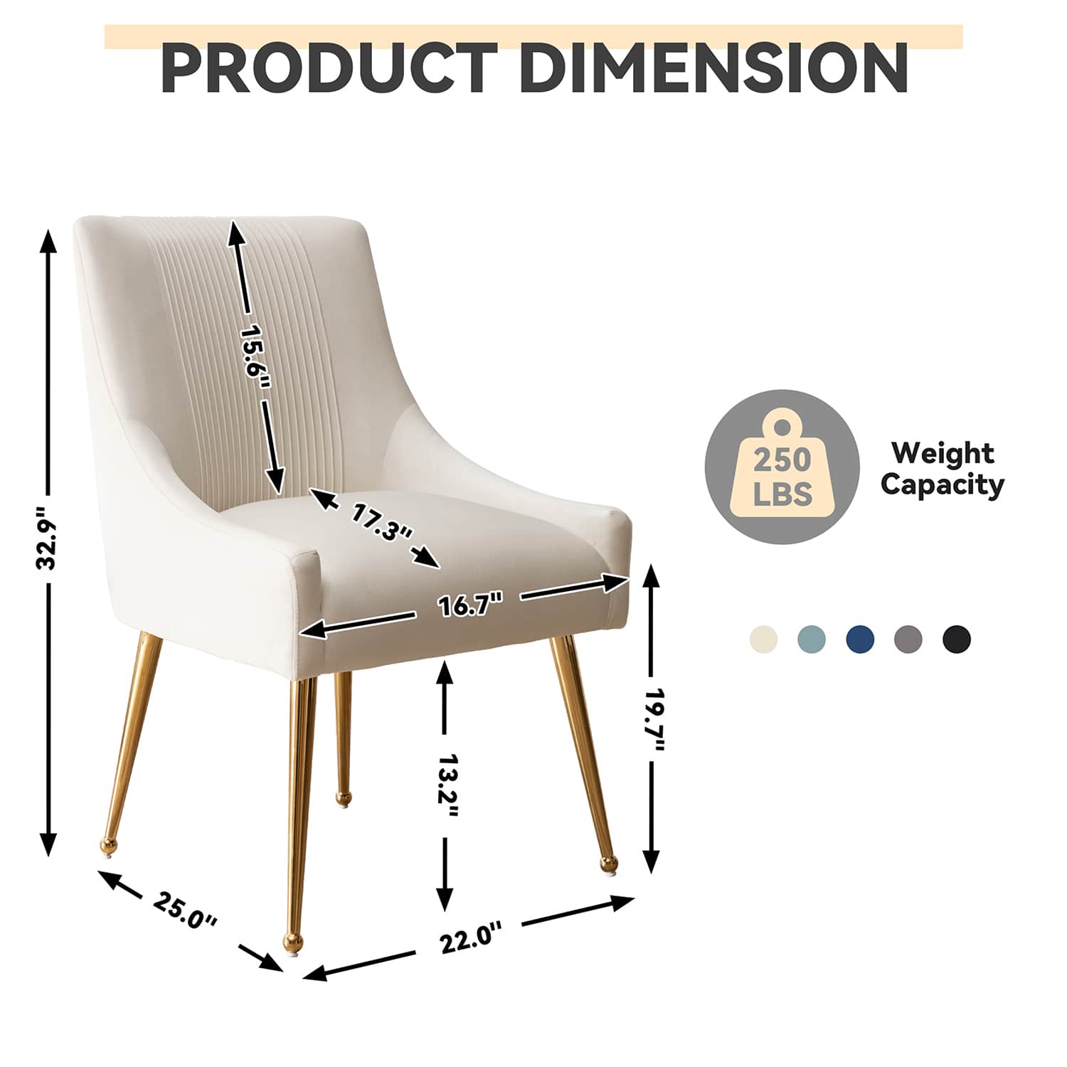 SEYNAR XY642-BEIGE-S4 Dining-Chairs - View #9