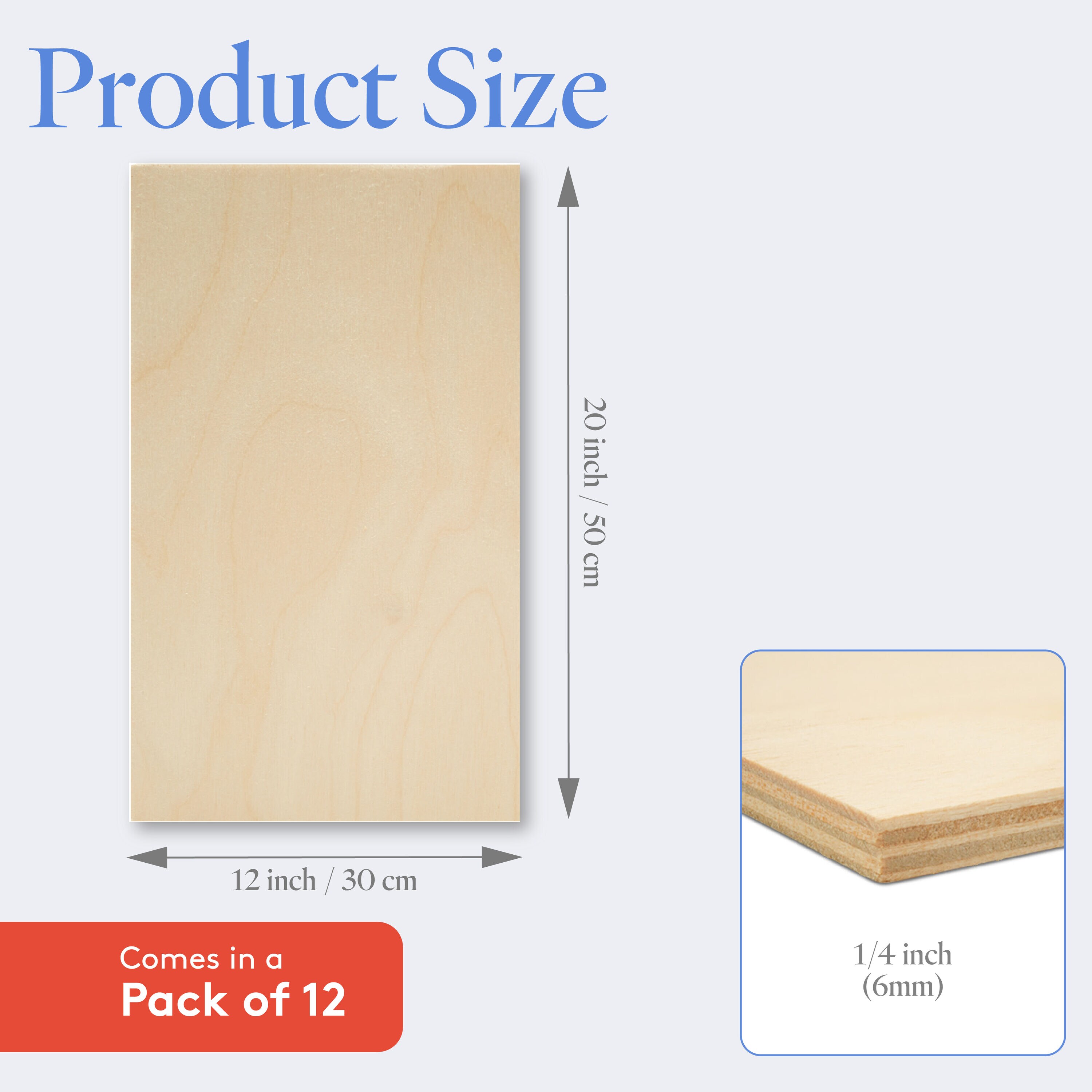 Woodpeckers Crafts MF-PLY-12-20-14-P12 Llc-Plywood - View #2