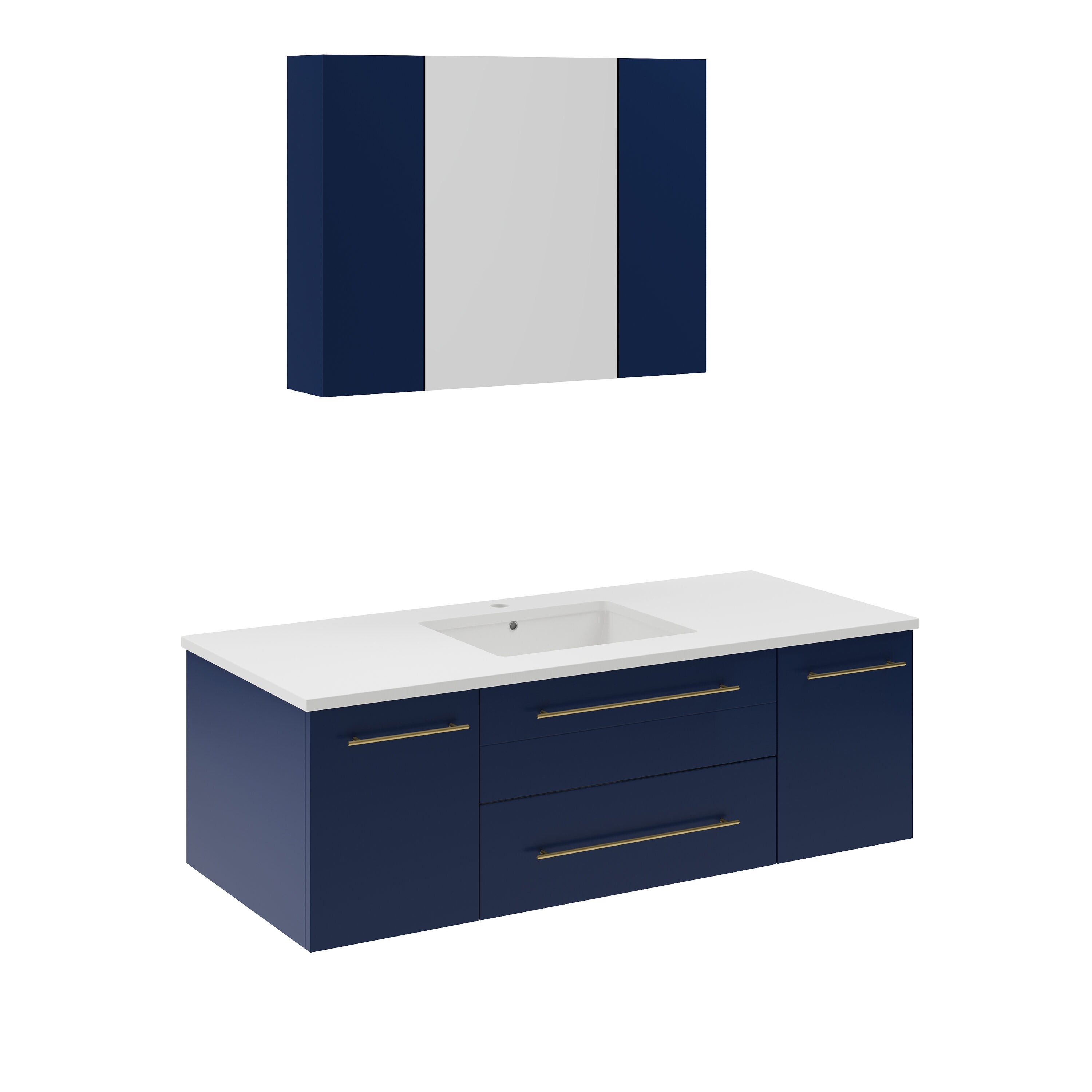 Fresca FVN6148RBL-UNS Bath-Vanity-Combo - View #2