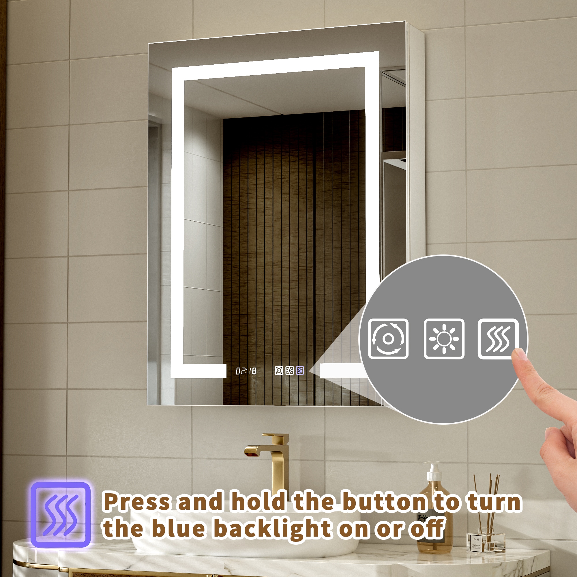 Forclover JSEX2432VRX Bathroom-Medicine-Cabinets - View #8