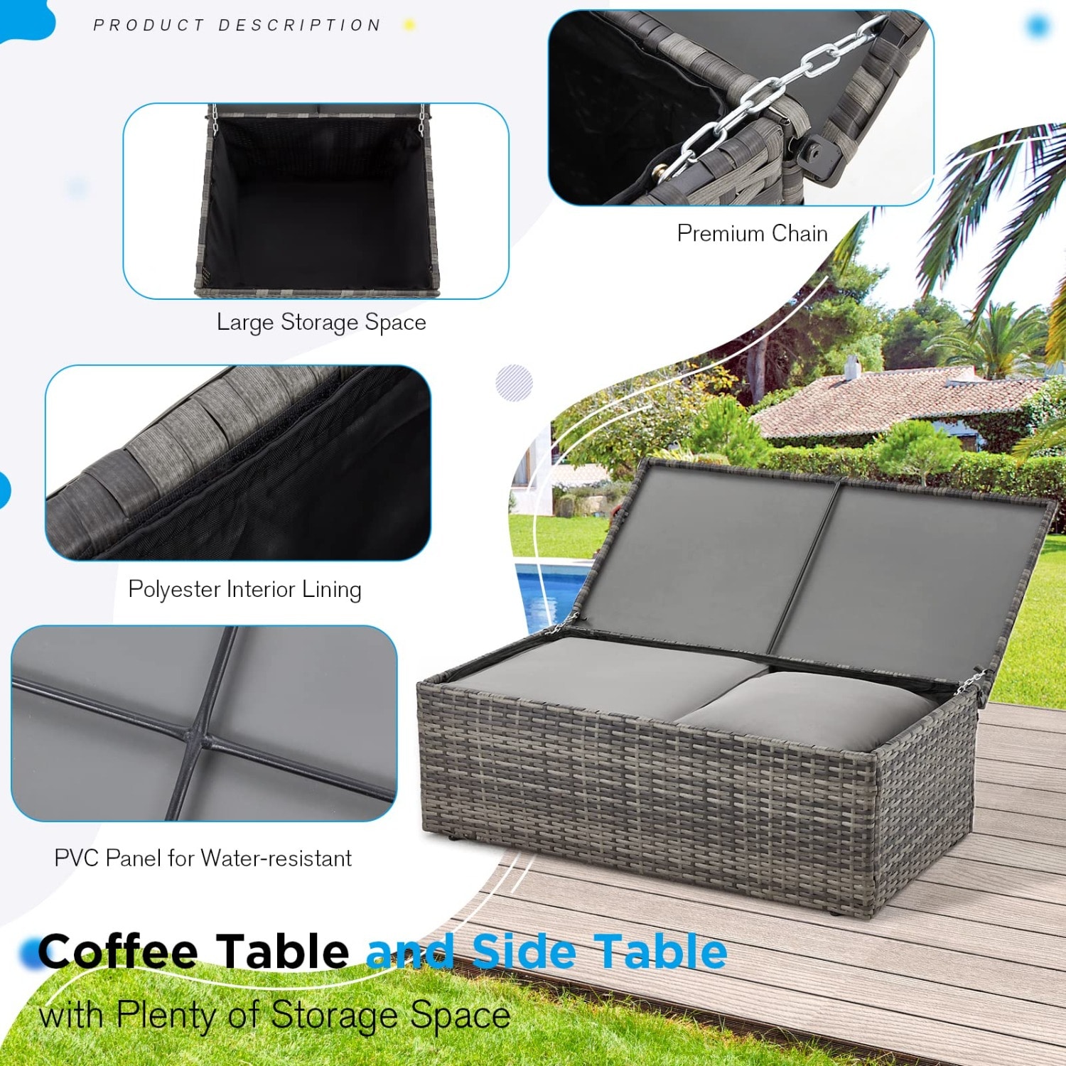AECOJOY 16080GR-LS01 Patio-Sofas-Daybeds - View #2