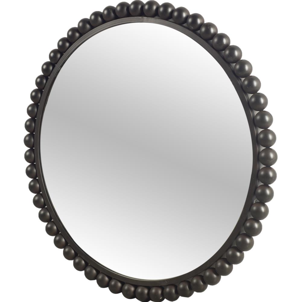 Rutledge & King Wall Mirror - Rustic Round Mirror - Decorative Circle Mirrors for Bathrooms, Living Rooms, and Bedrooms (1 Pack, Midwood - Extra Large