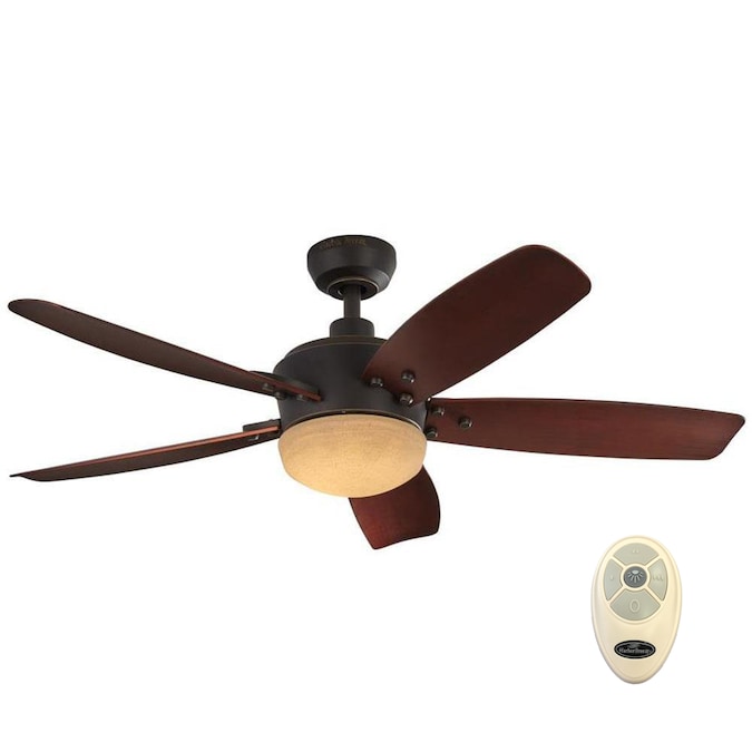 Harbor Breeze Saratoga 48 In Oil Rubbed, Curved Blade Ceiling Fan