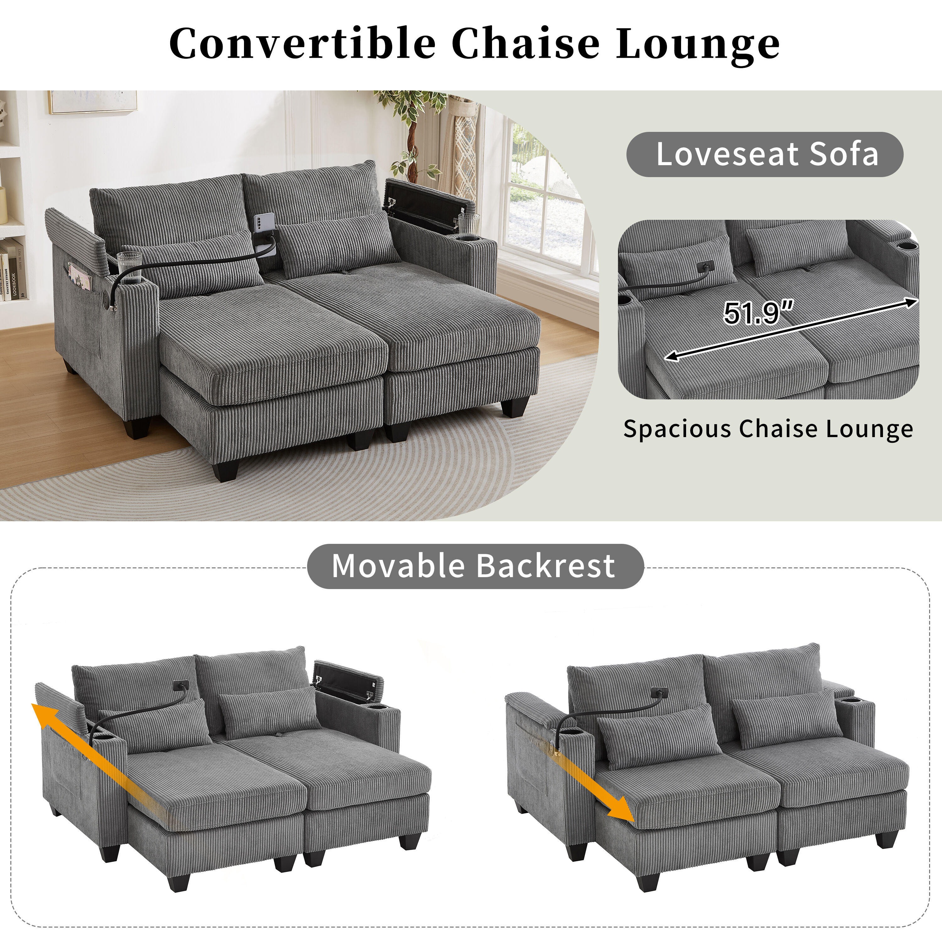 LOVMOR SF-Y-N719S002020E Sofas-Loveseats - View #3