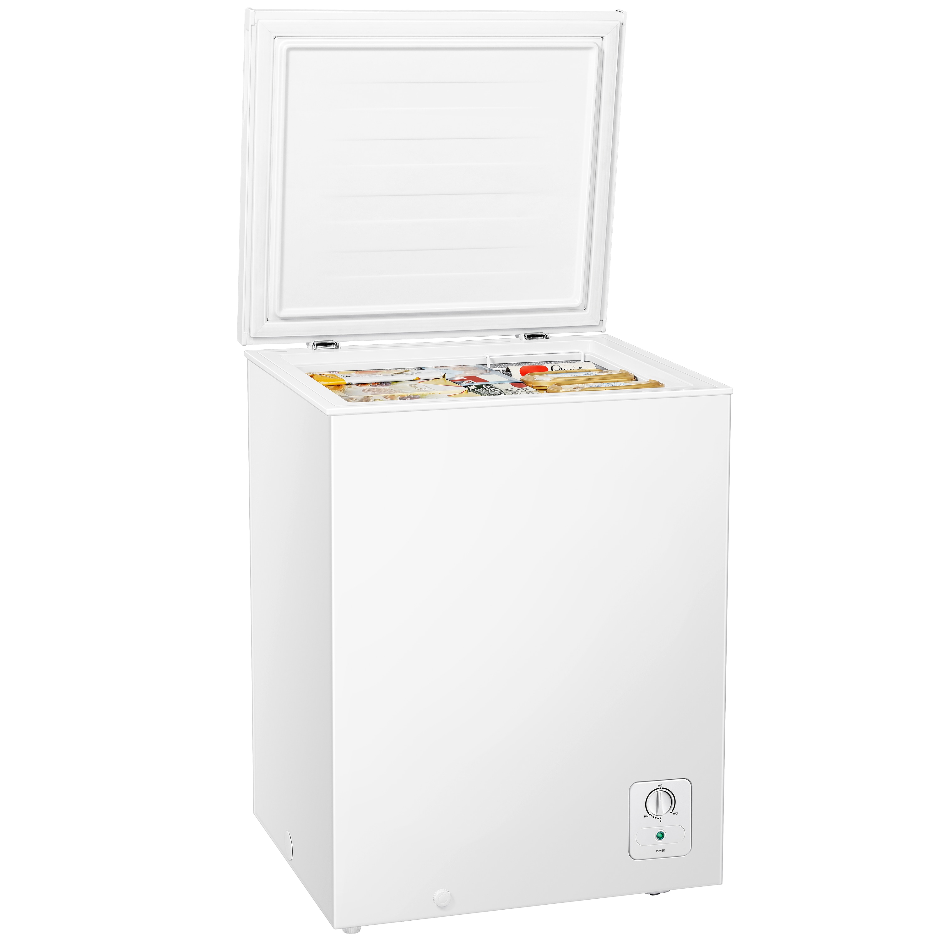 Hisense 5 Cu Ft Manual Defrost Chest Freezer White In The Chest