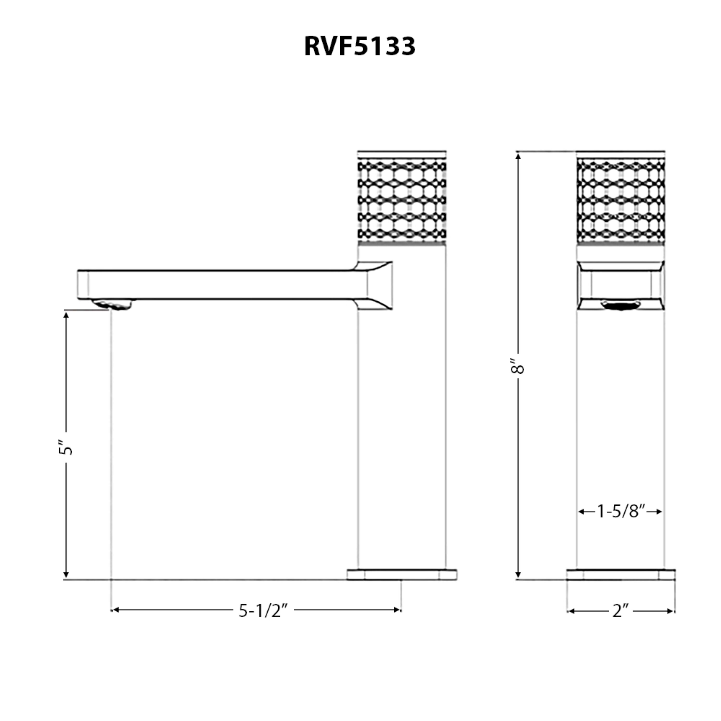 Ruvati RVF5133BL Lavatory-Faucets - View #3
