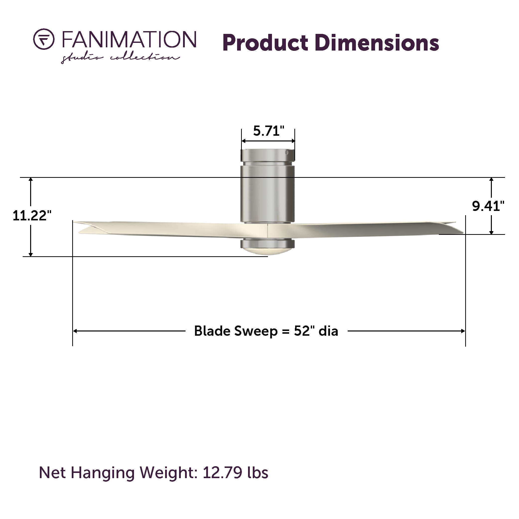 Fanimation Studio Collection LP6804LBN Ceiling-Fans - View #10