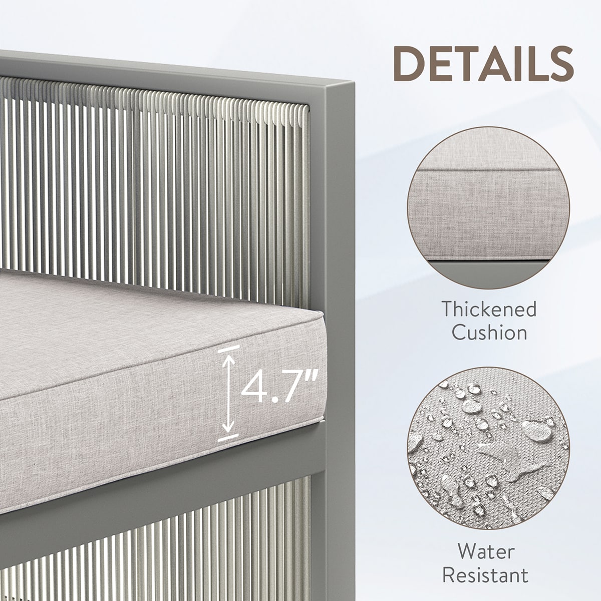 Rilyson FSFHGW1311-8 Patio-Conversation-Sets - View #5