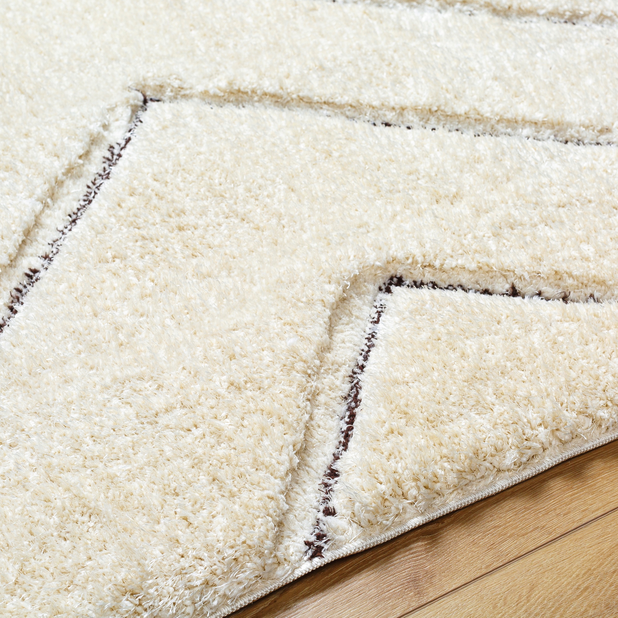 Easy-Care Reversible Gray Spot Synthetic Area Rug 5'3" x 7'