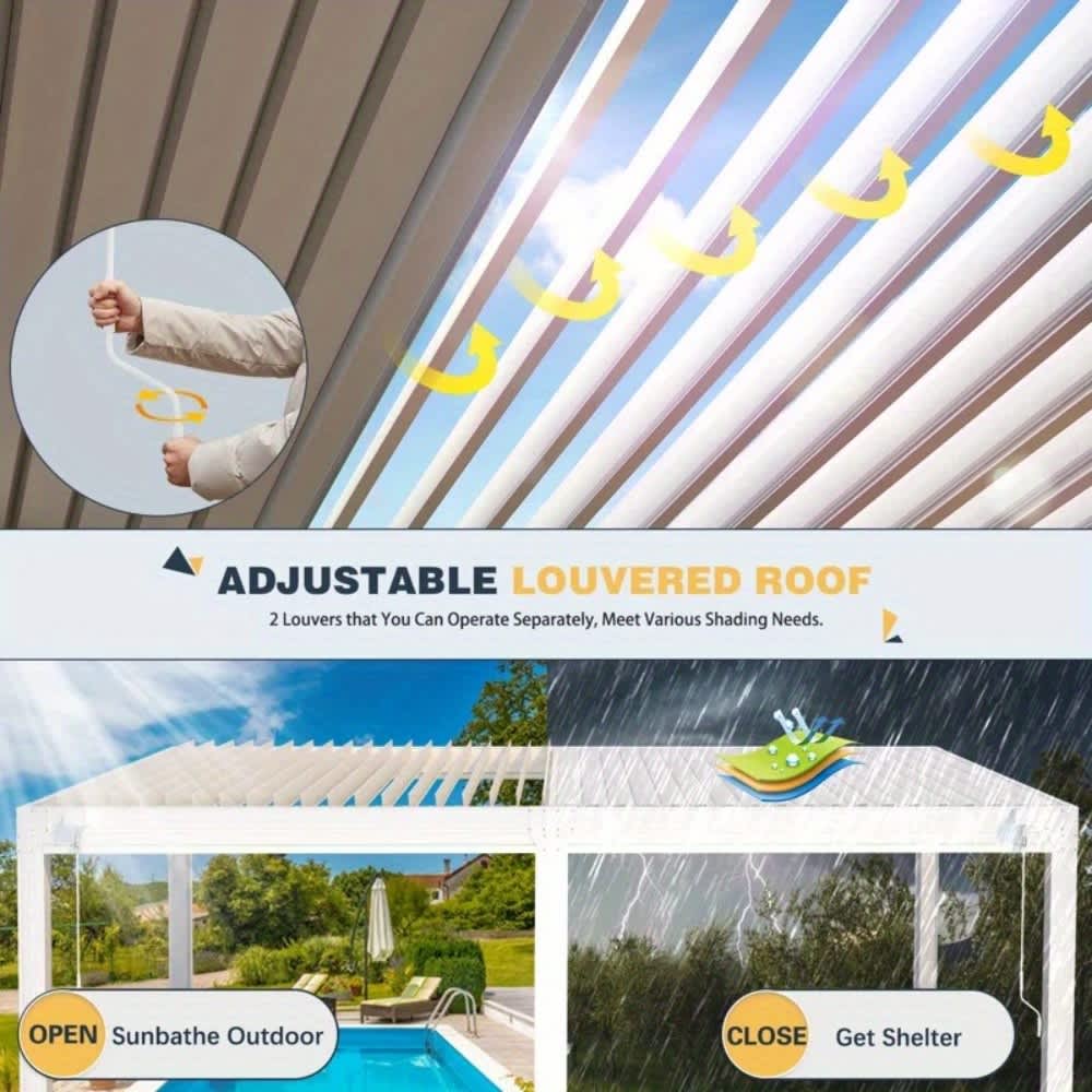 U-HOMY X-273WH-WG Pergolas-2 - View #6