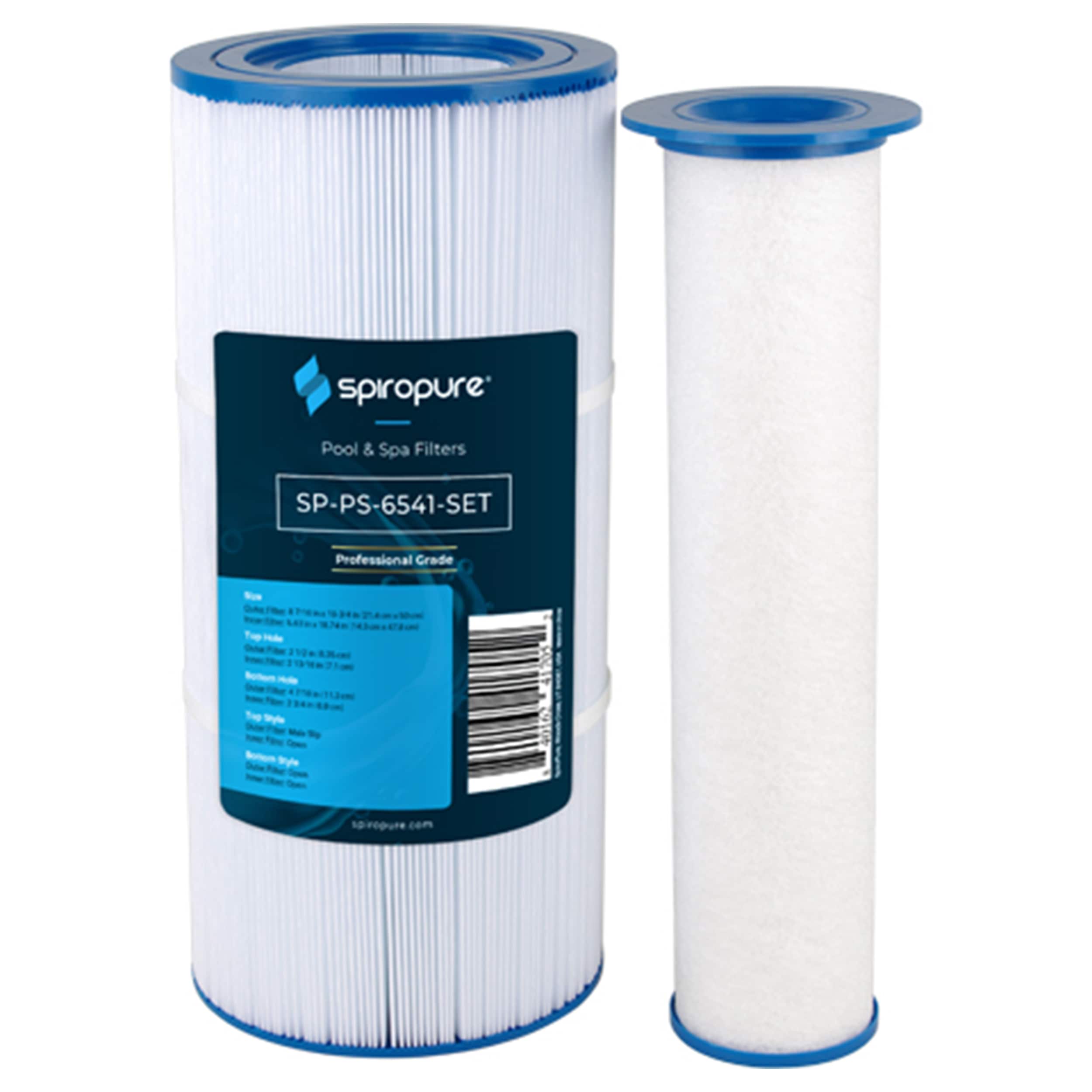 SpiroPure 318933 Carbon Block Under Sink Replacement Filter (Pack of- 2)