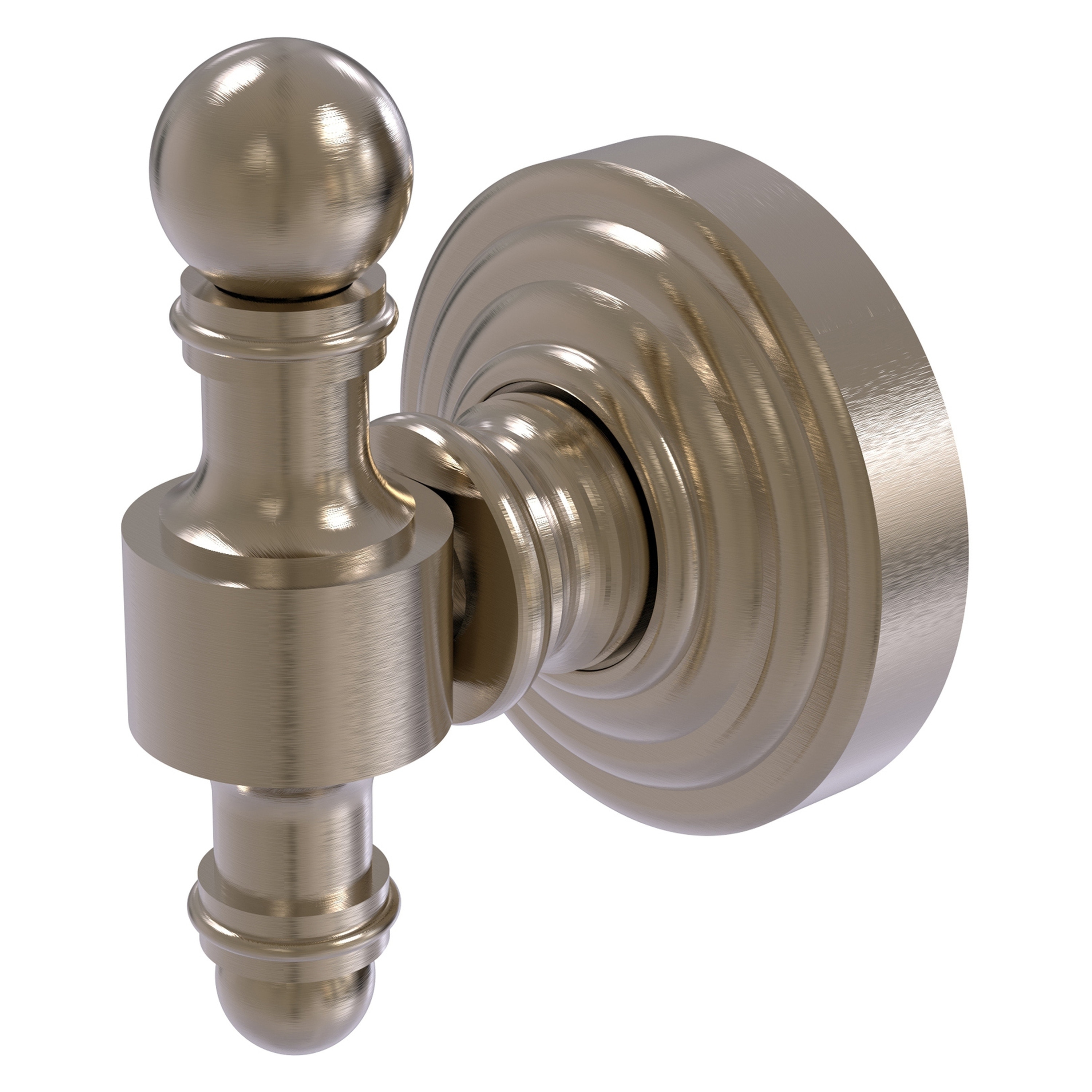 Allied Brass RW-20-PEW Retro Wave Antique Pewter Single -Hook Wall mount Towel Hook