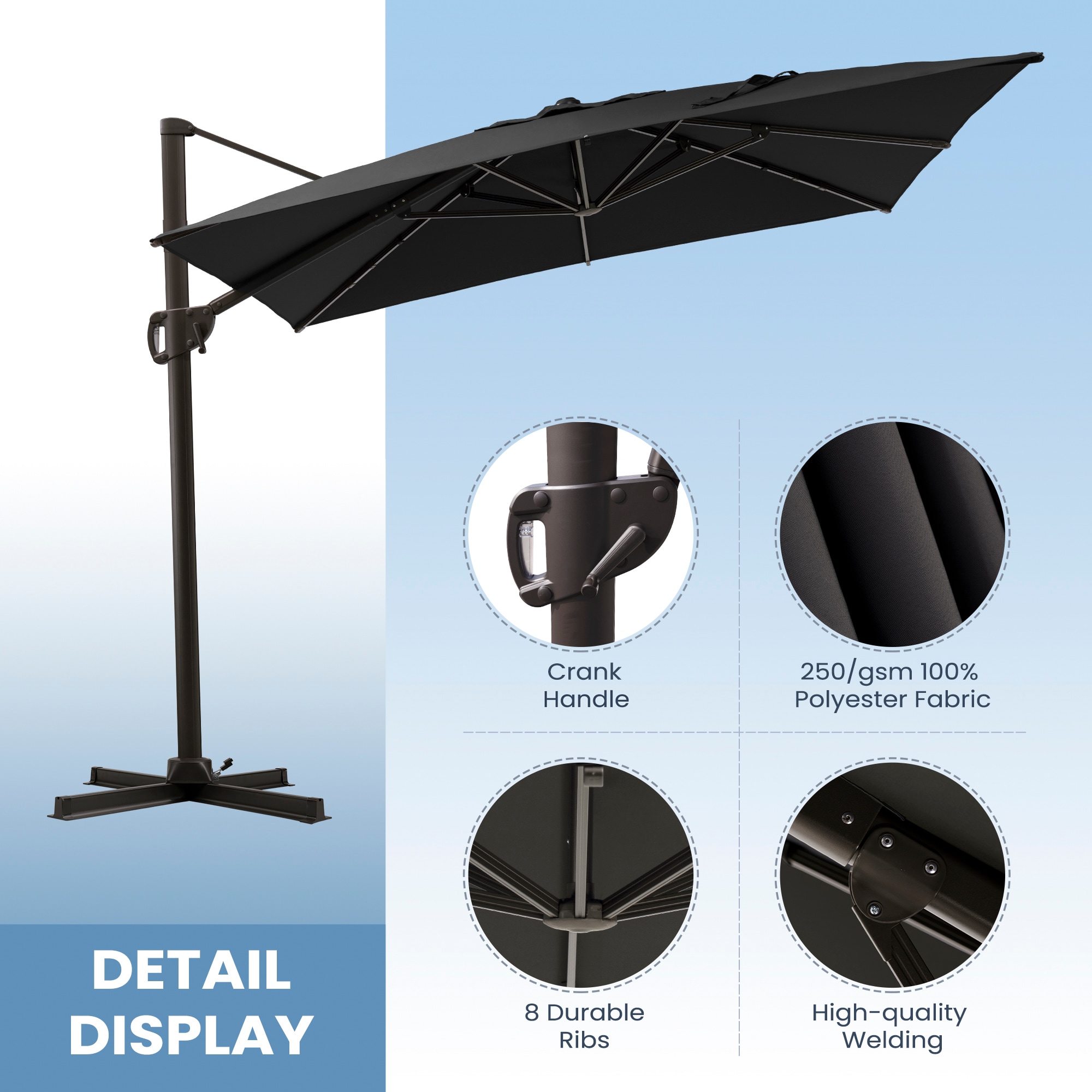 Crestlive Products CL-PU050BLK Umbrellas-2 - View #11