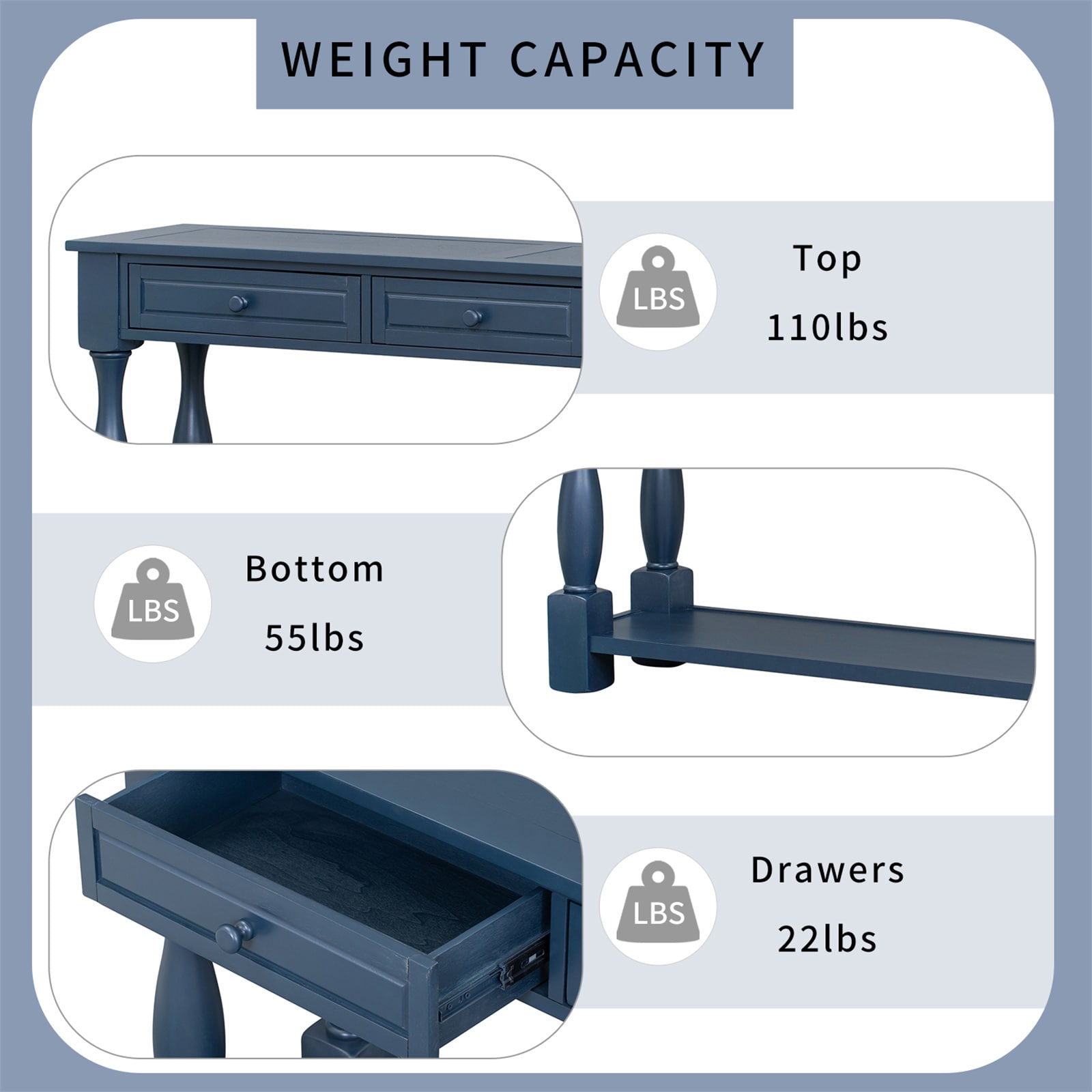 BESTCOSTY WF299LJW371AAM-XLL Console-Sofa-Tables - View #7