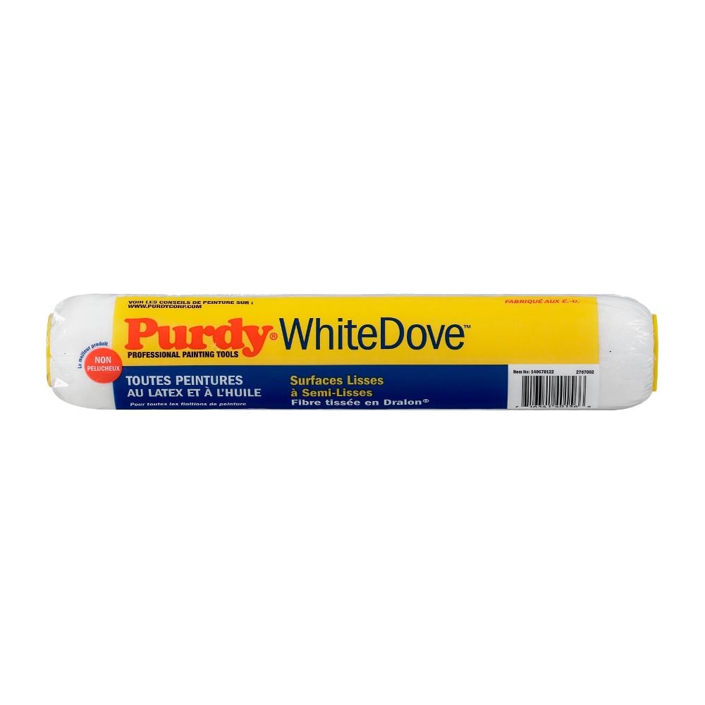 Purdy WhiteDove 12-in x 3/8-in Nap Woven Acrylic Fiber Paint Roller Cover  at