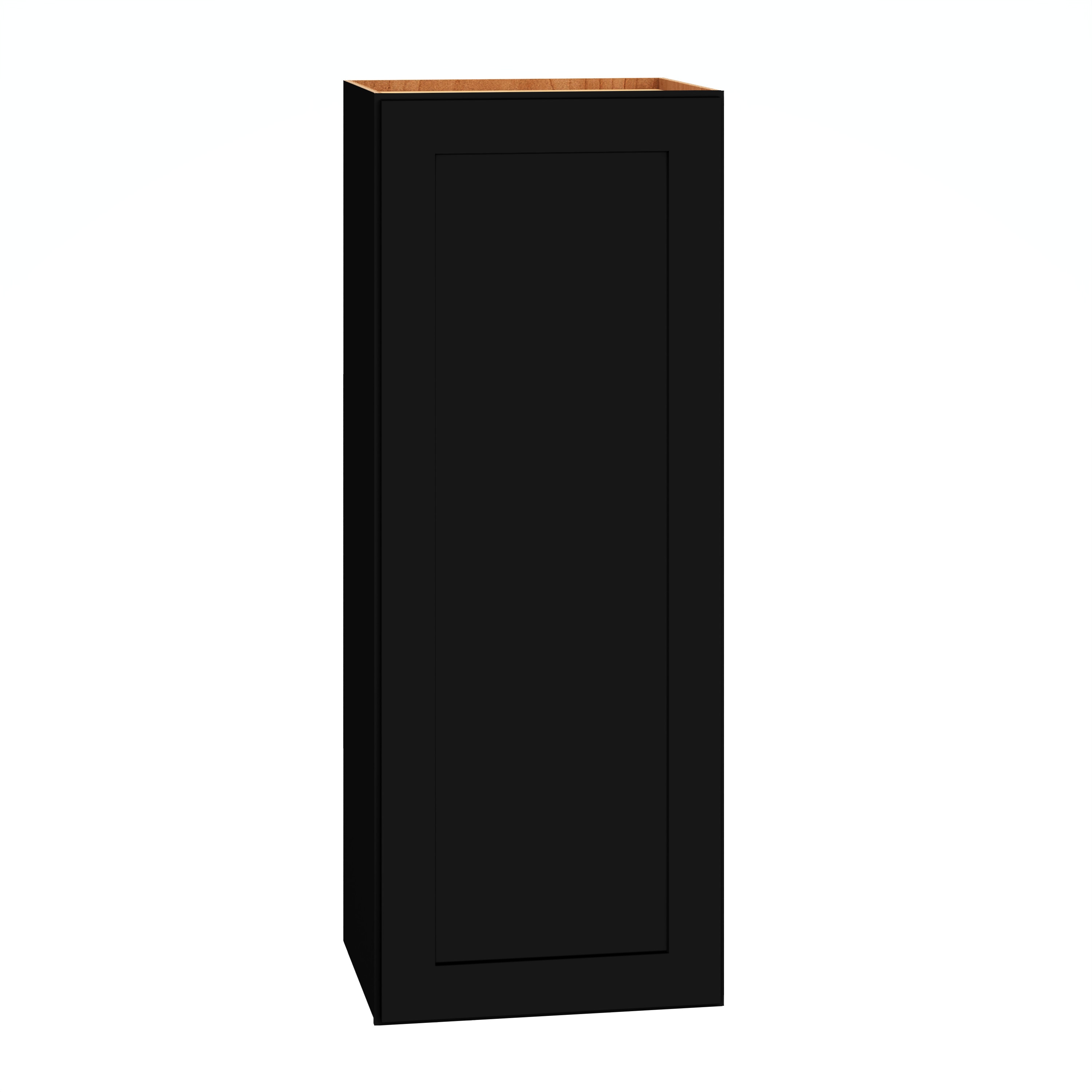 Diamond Express 61I-W1539R Jamestown 15-in W x 39-in H x 12-in D Black Wall Fully assembled Plywood Cabinet (Recessed Panel Shaker)