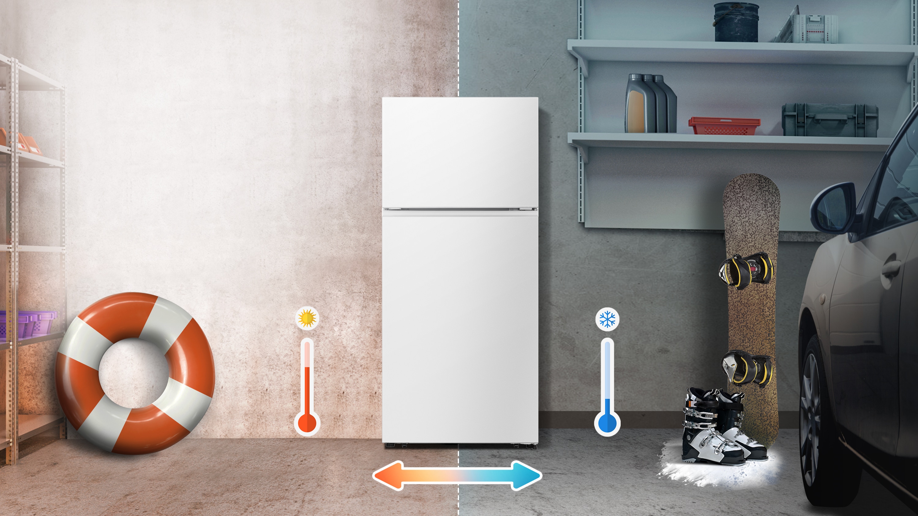 Hisense HRT180N6AWD Top-Freezer-Refrigerators - View #6