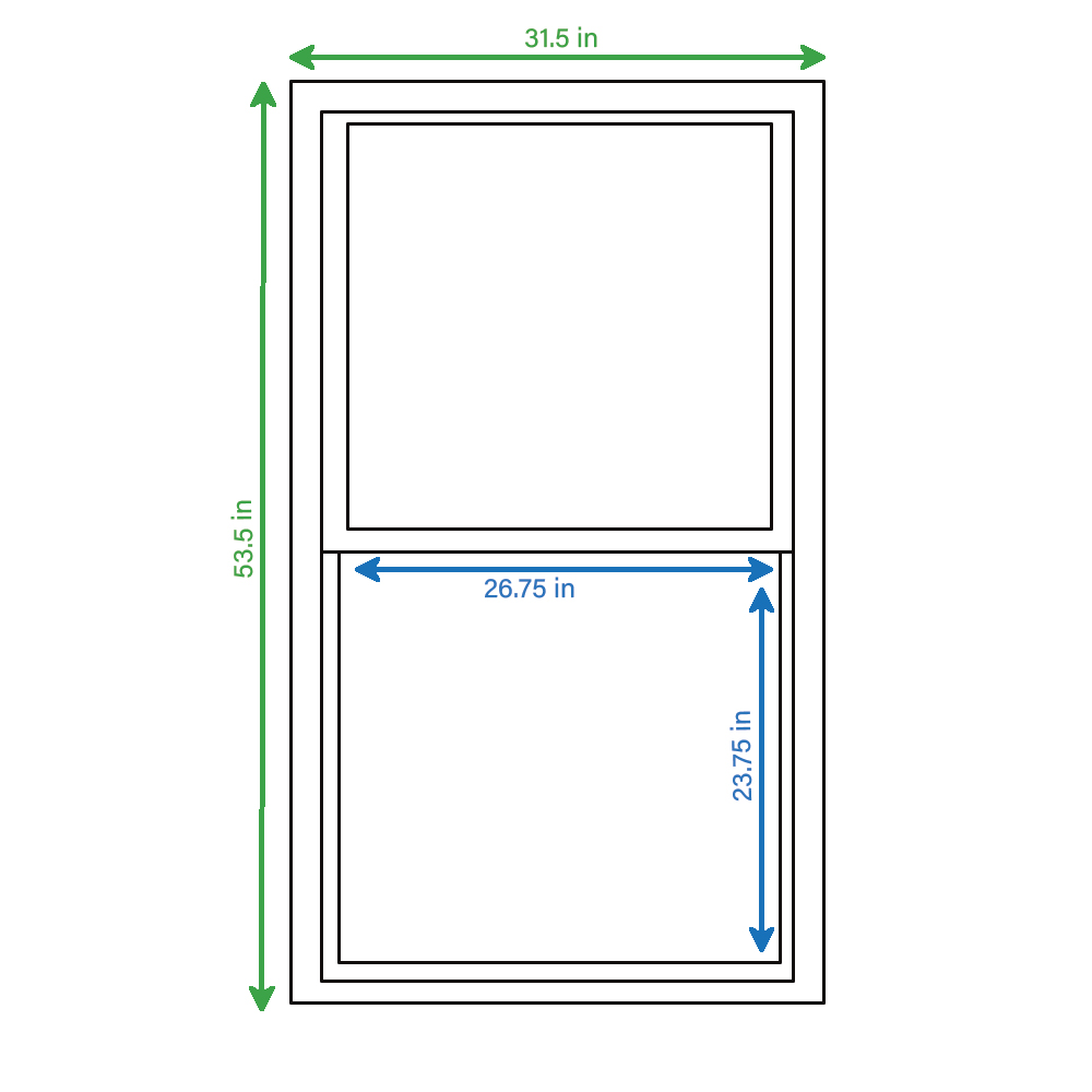 RELIABILT 719801240620130SH Single-Hung-Windows - View #5