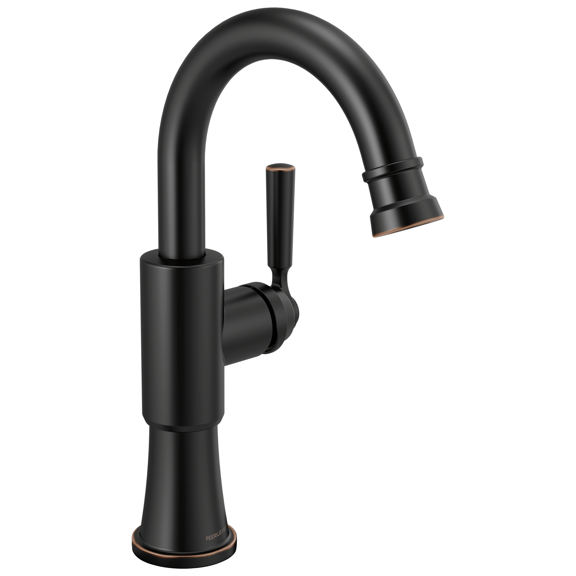 Peerless P1823LF-OB Westchester Oil Rubbed Bronze Single Handle Deck-mount Bar and Prep Kitchen Faucet ( Deck Plate Included )