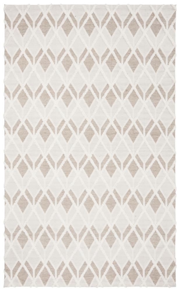 Safavieh MRB602B-6 Marbella Maysoon 6 x 9 (ft) Loomed Synthetic Beige/Ivory Rectangular Indoor Trellis Farmhouse/Cottage Area rug