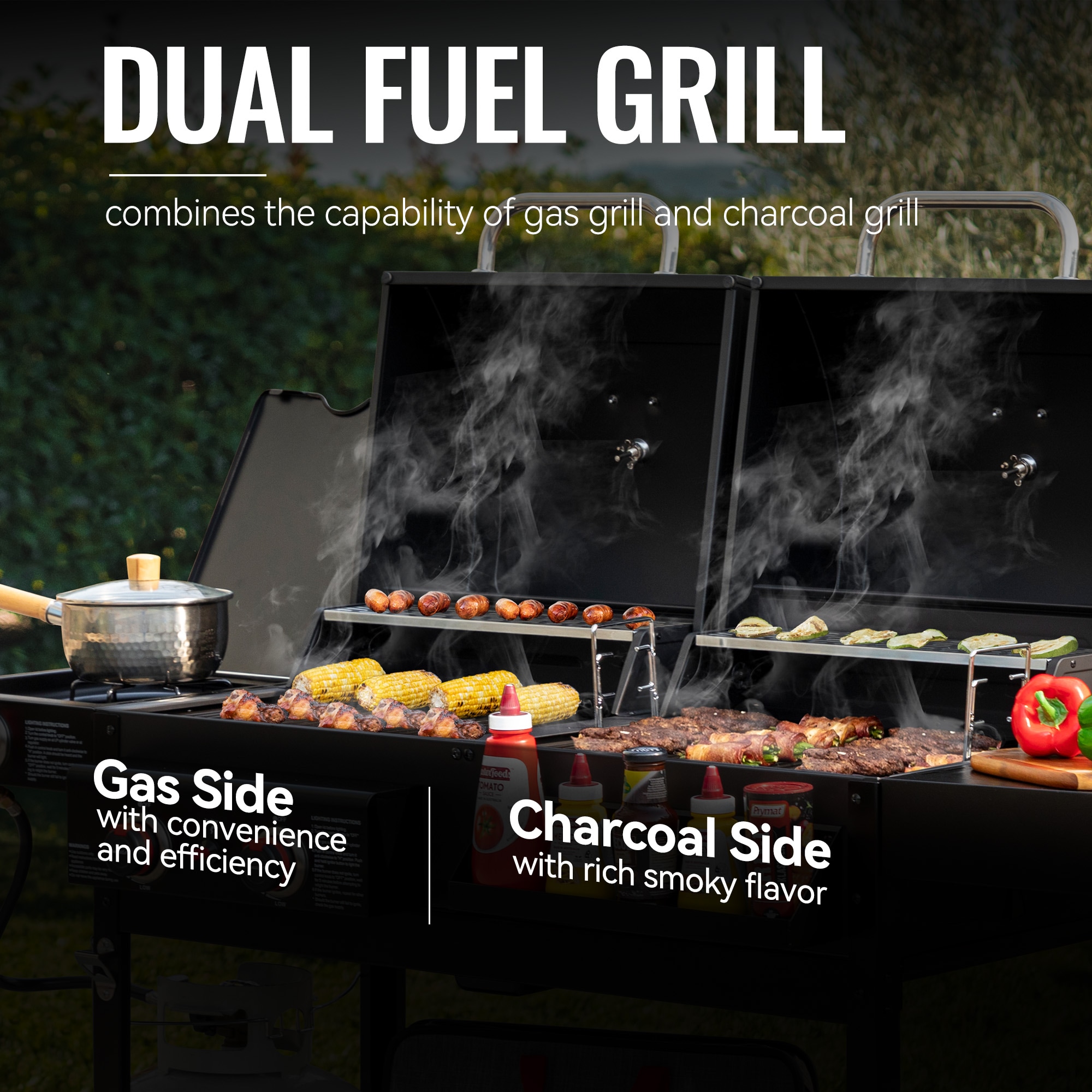 Royal Gourmet ZH3005 Combo-Grills - View #4