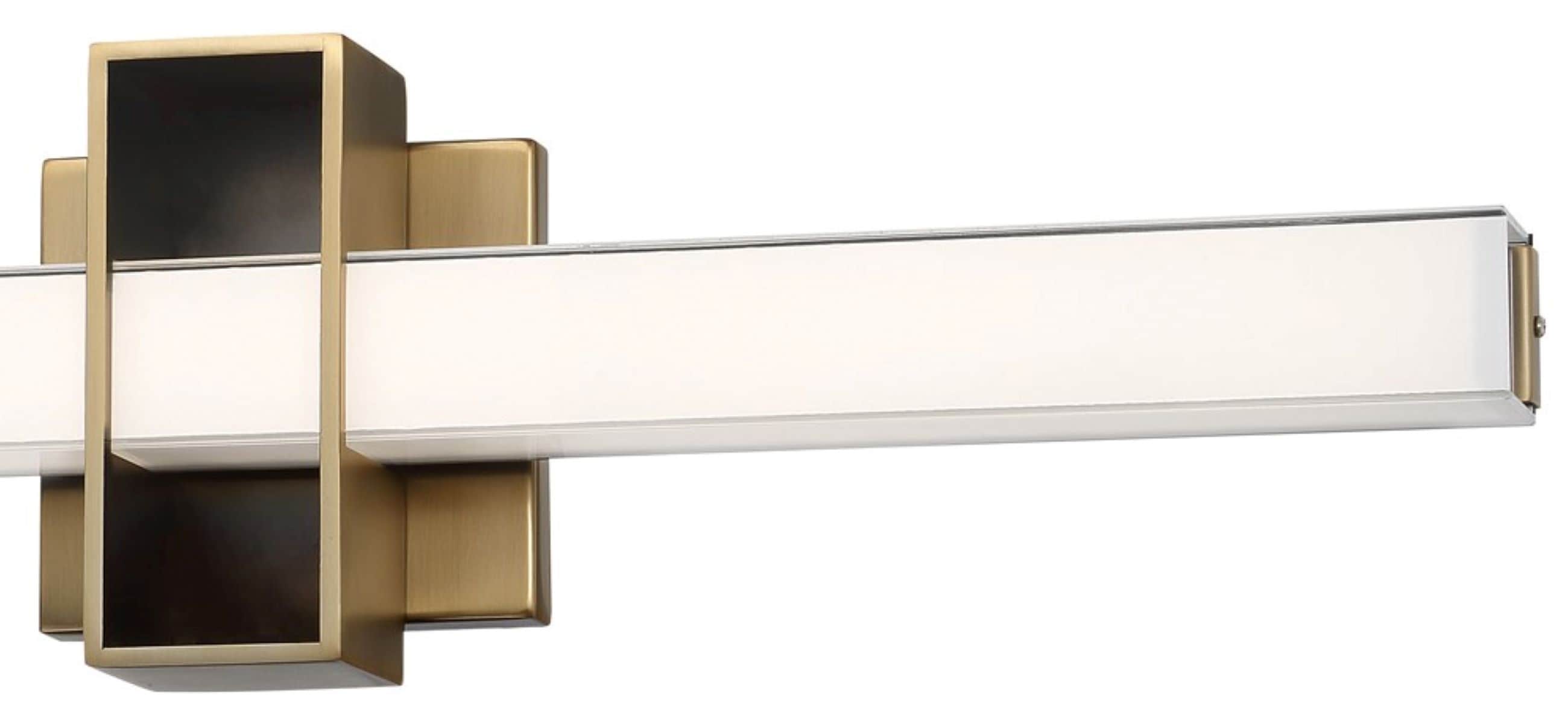 Aged Brass Cylinder Outdoor Wall Light with Frosted Aquarium Glass