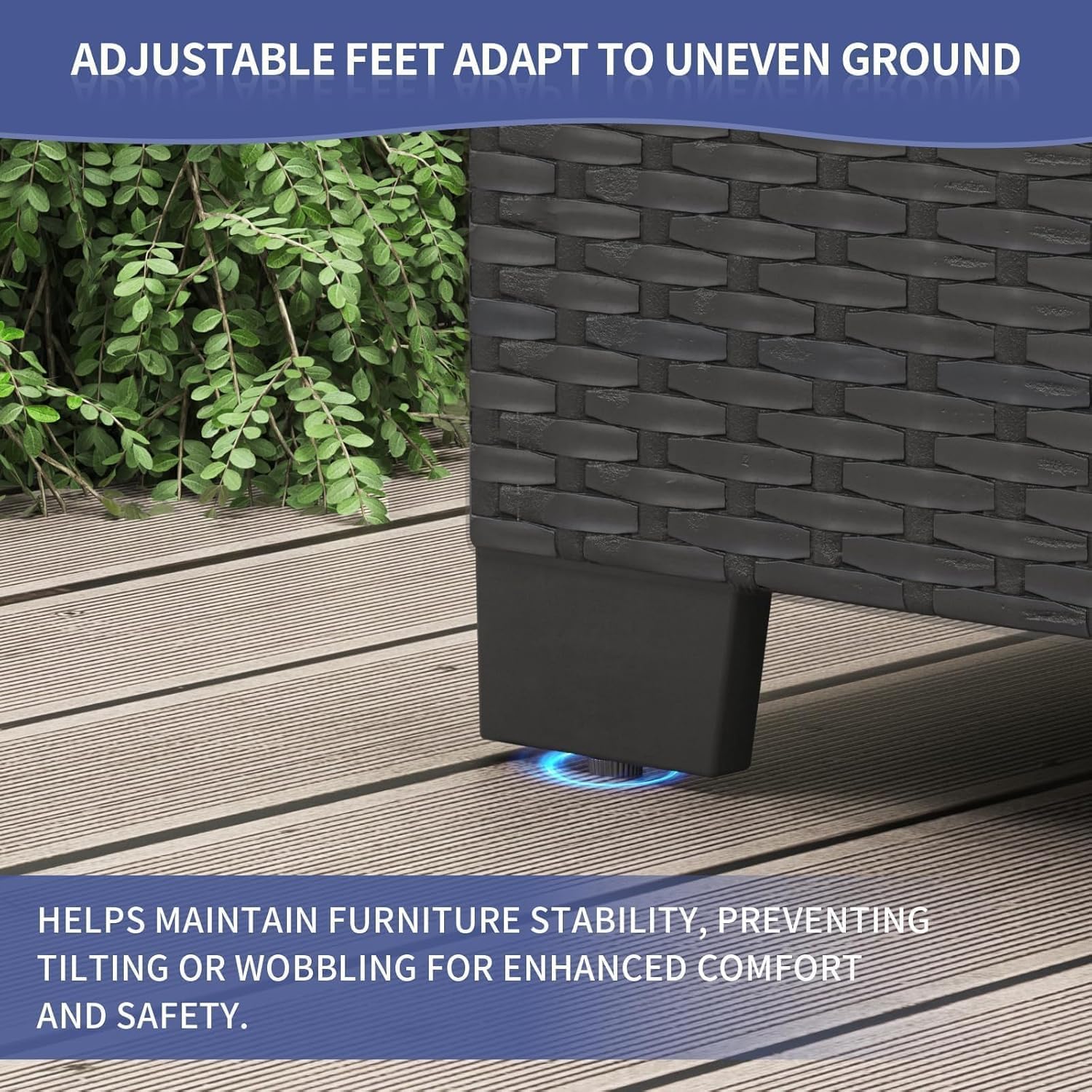 Qeetex LXL-PHO-34EGBR4P Patio-Conversation-Sets - View #3