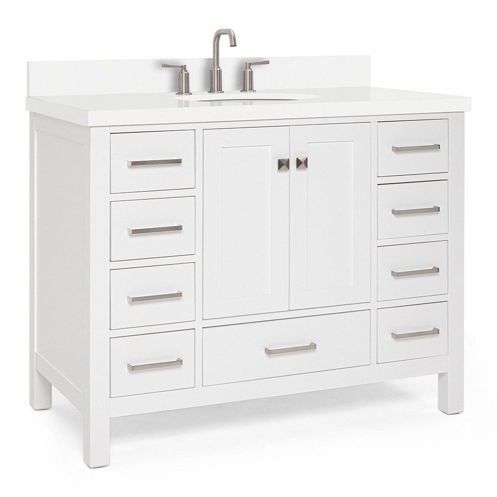 ARIEL A043SWQOVOWHT Bath-Vanity-Combo - View #3