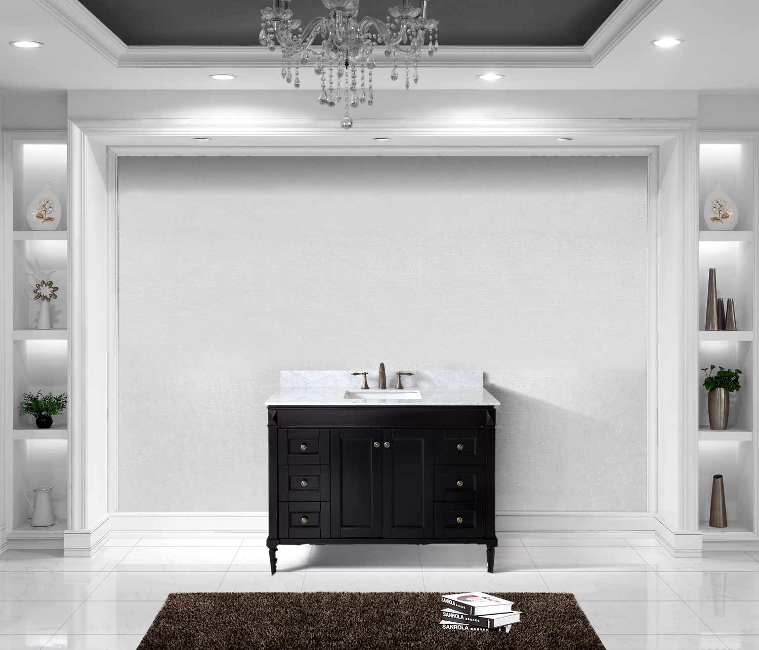 Virtu USA ES-40048-WMSQ-ES-NM Bath-Vanity-Combo - View #2