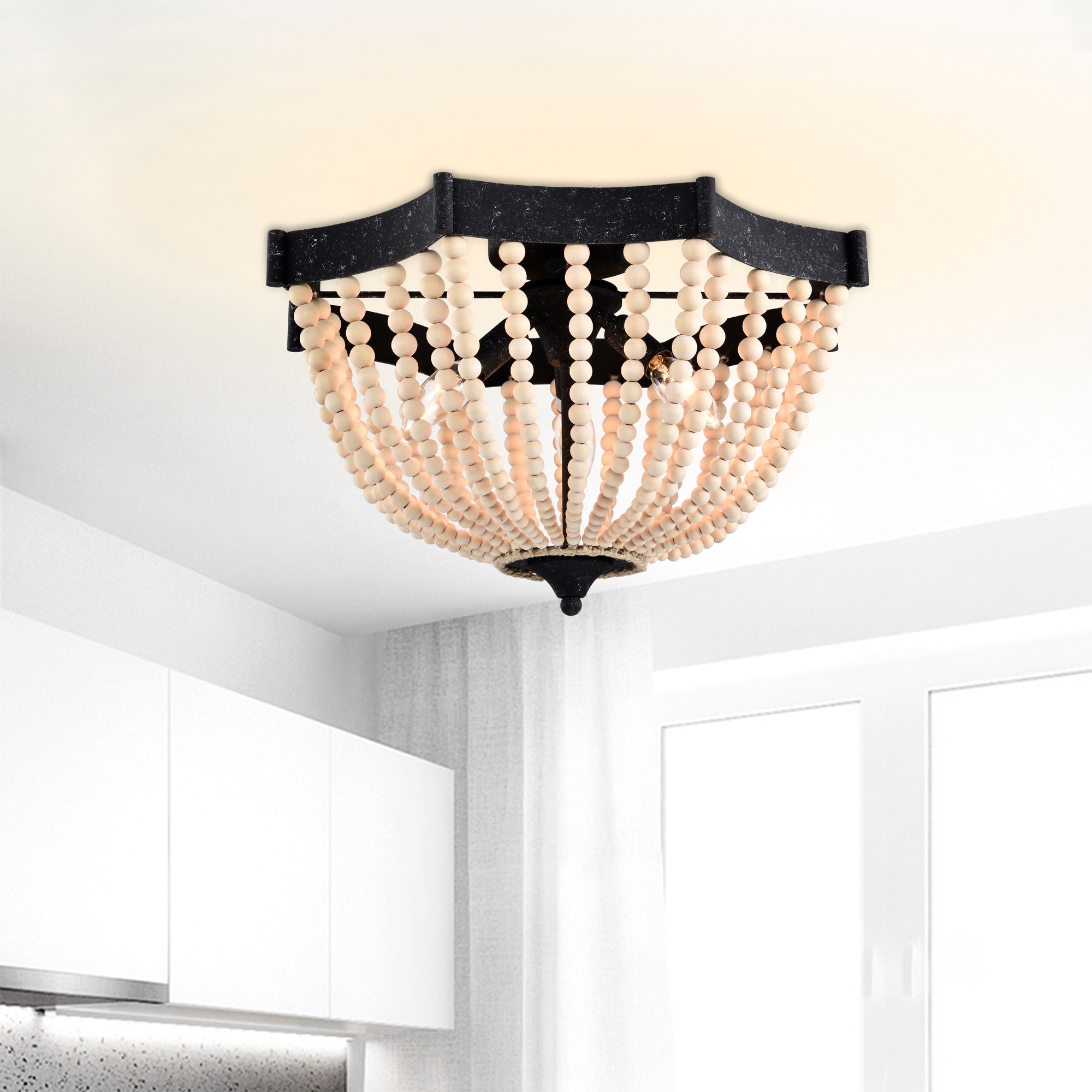 Warehouse of Tiffany IMC842A/3 3 -Light Chrome Modern/contemporary For Use in Bedrooms, Dining Rooms, Foyers, Kitchens, Living Rooms Chandelier