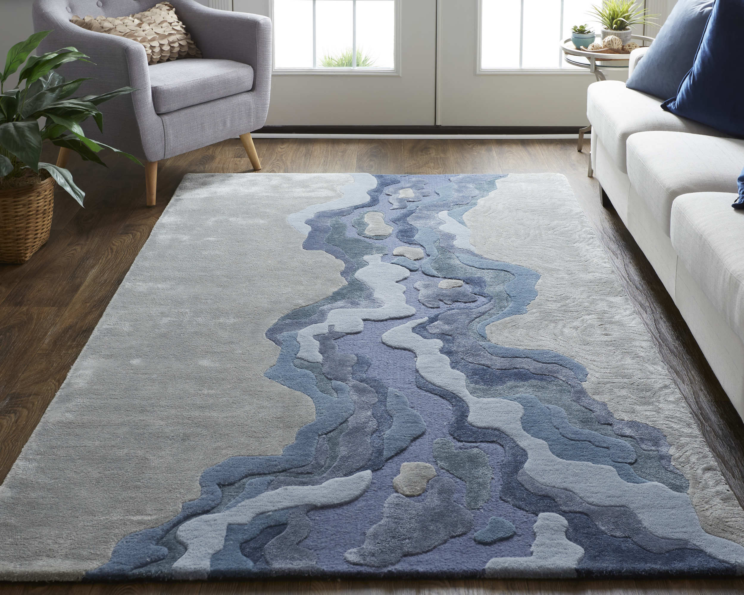 Room Envy SERR8854BLUSLVF00 rugs - View #4