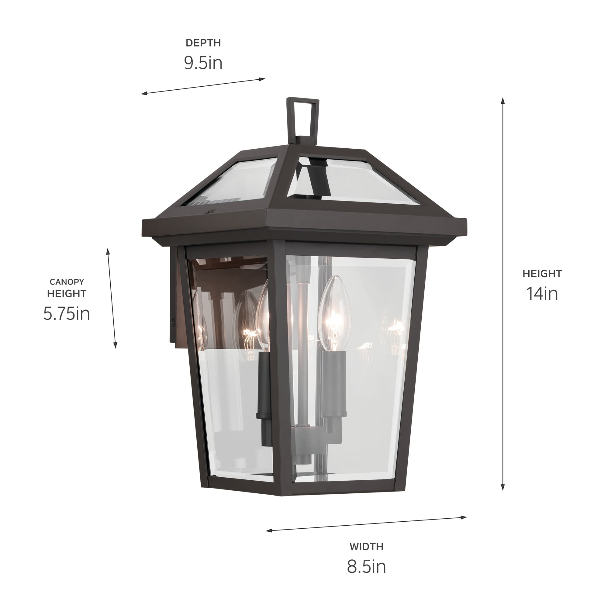 Kichler 59125OZ Outdoor-Wall-Lighting - View #5