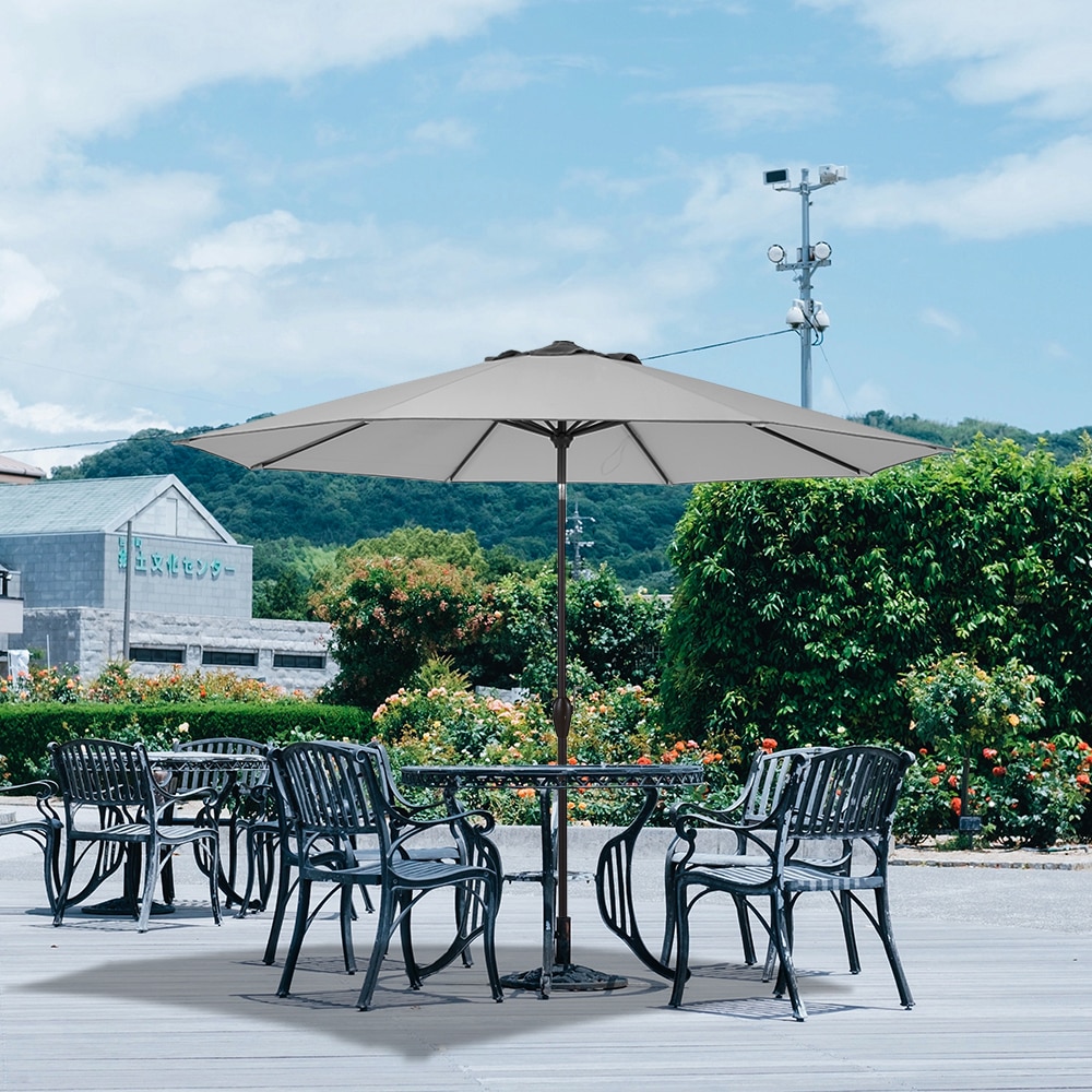 PolyTeak UMBL-9FT-GYC Umbrellas-2 - View #3