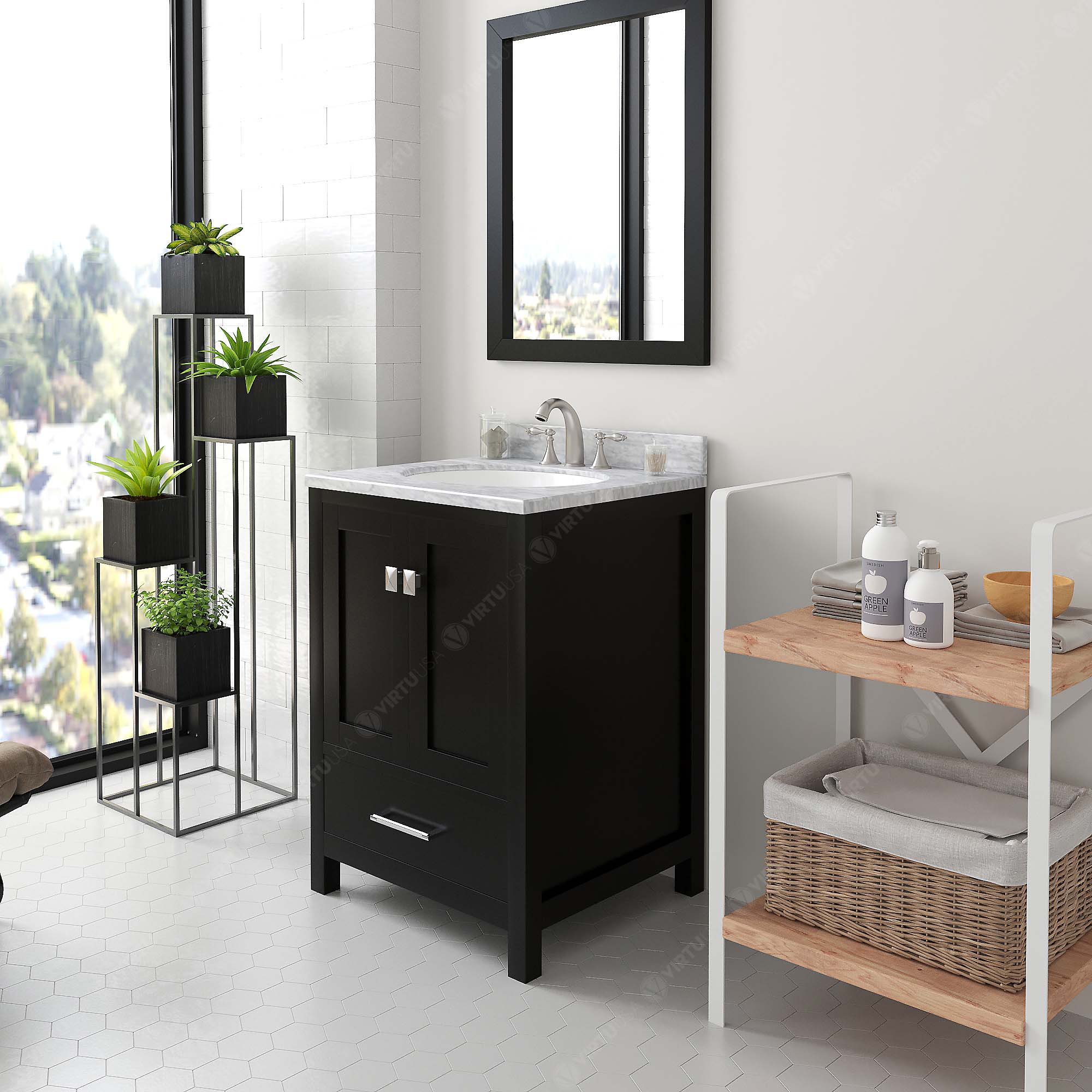 Virtu USA GS-50024-WMRO-ES Bath-Vanity-Combo - View #3