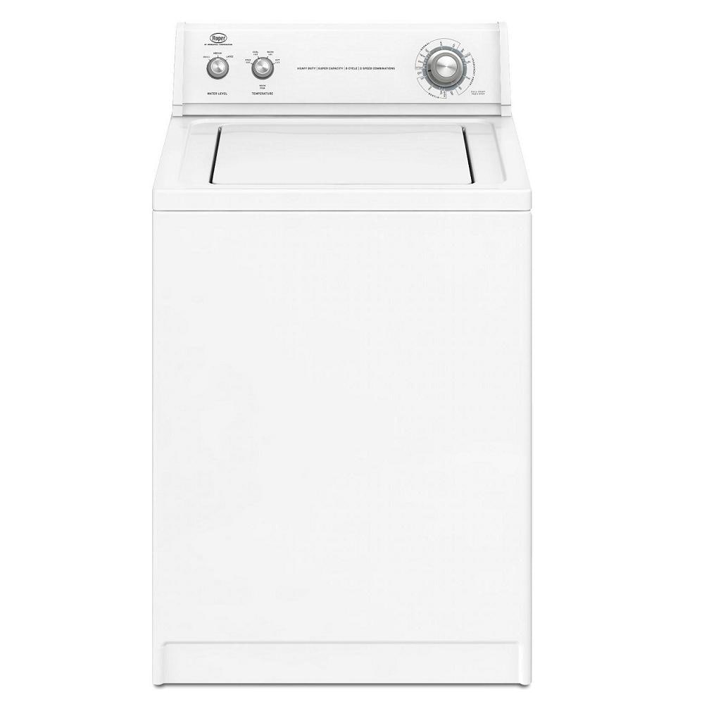 Roper 3-cu ft Agitator Top-Load Washer (White) in the Top-Load Washers ...
