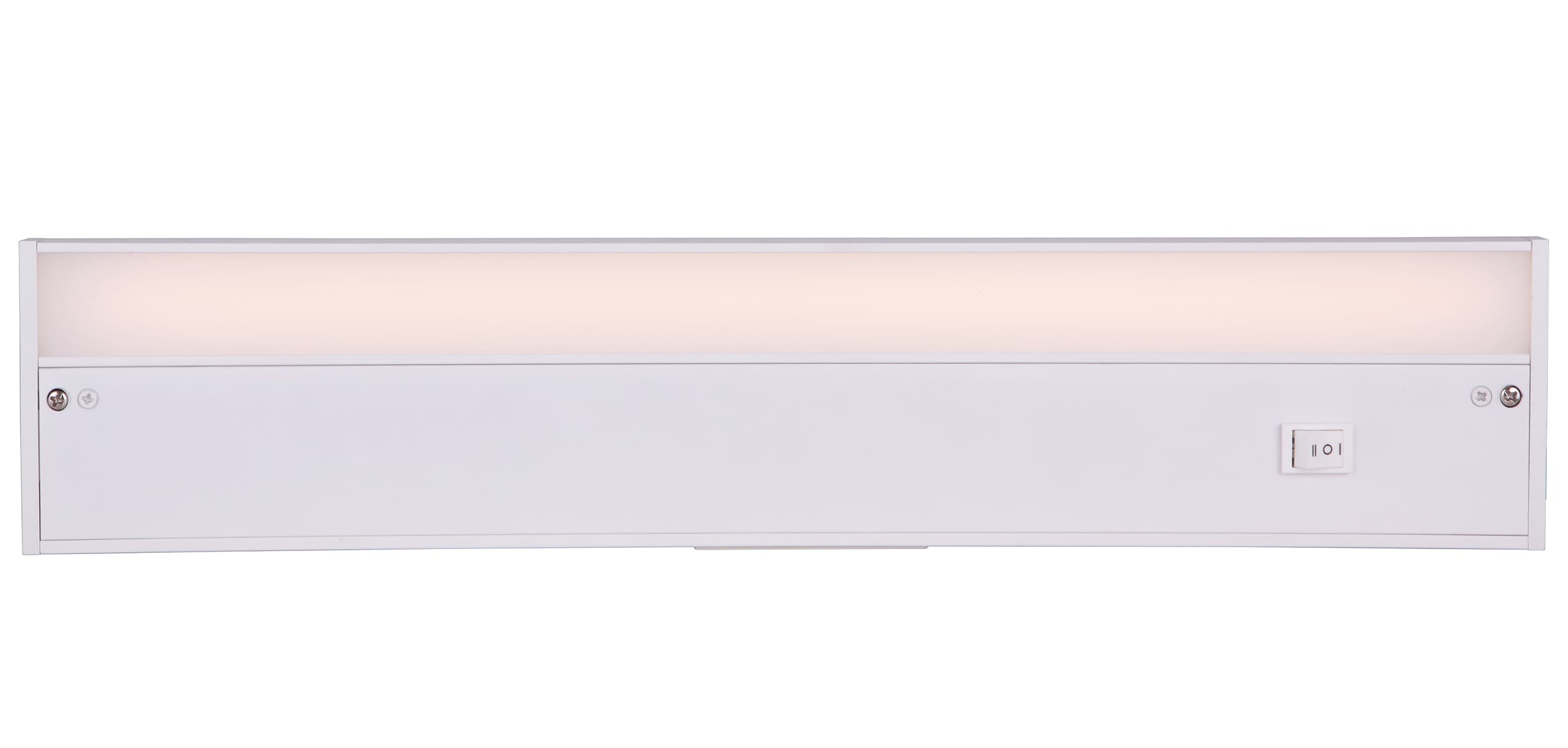 White Aluminum 18" LED Under Cabinet Light Bar