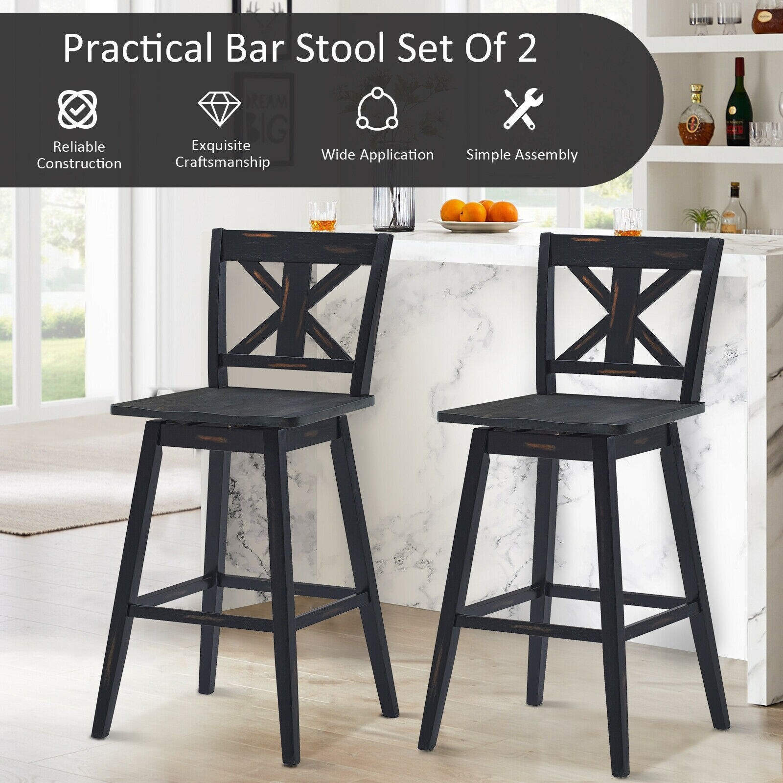 Iseryn ID10004BK29 stools - View #7