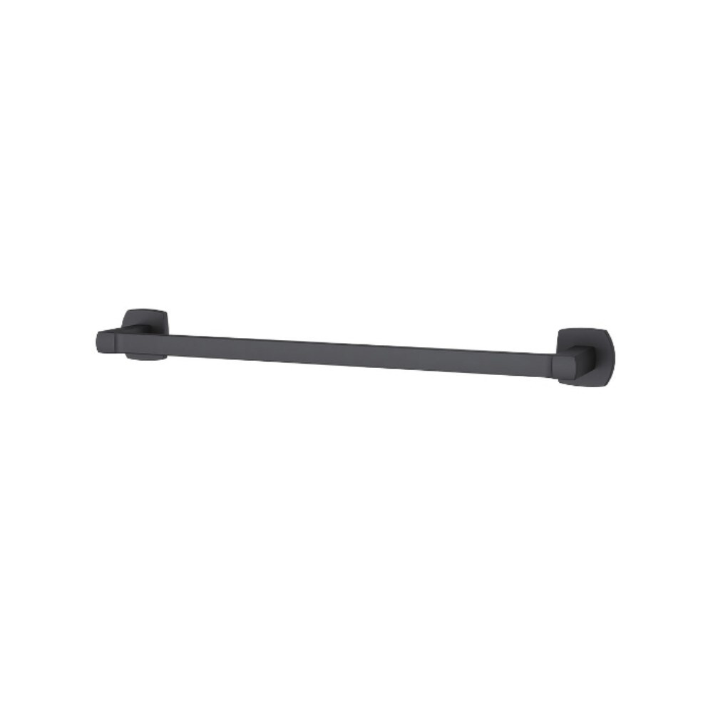 Pfister Deckard 18-in Matte Black Wall Mount Single Towel Bar in the ...