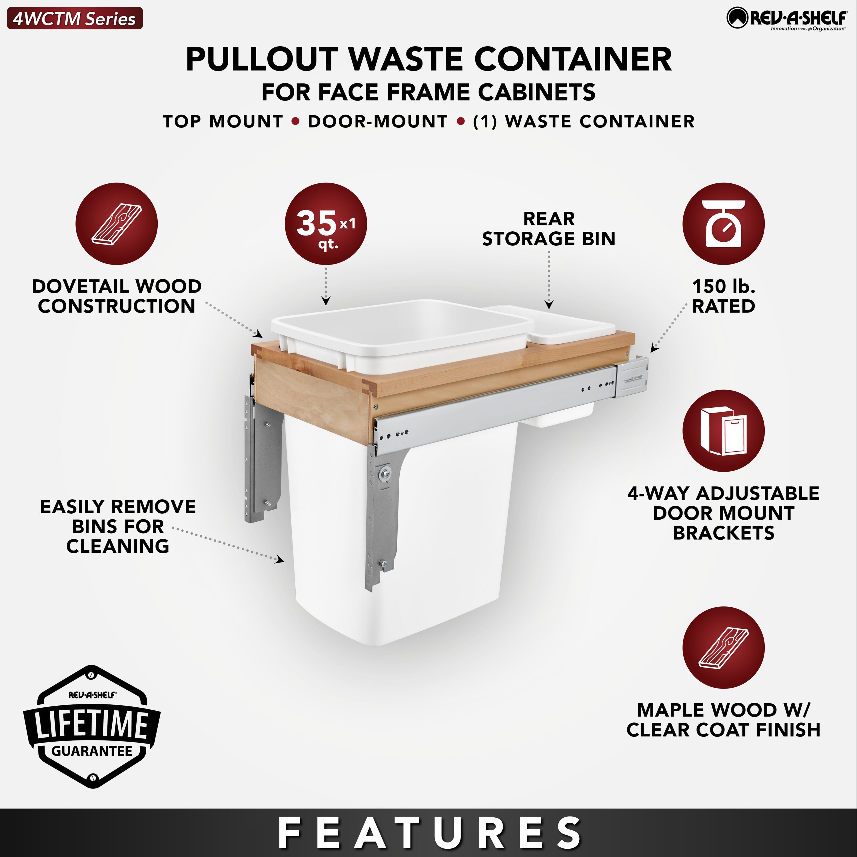 Rev-A-Shelf 176712 Pullout-Trash-Cans - View #2