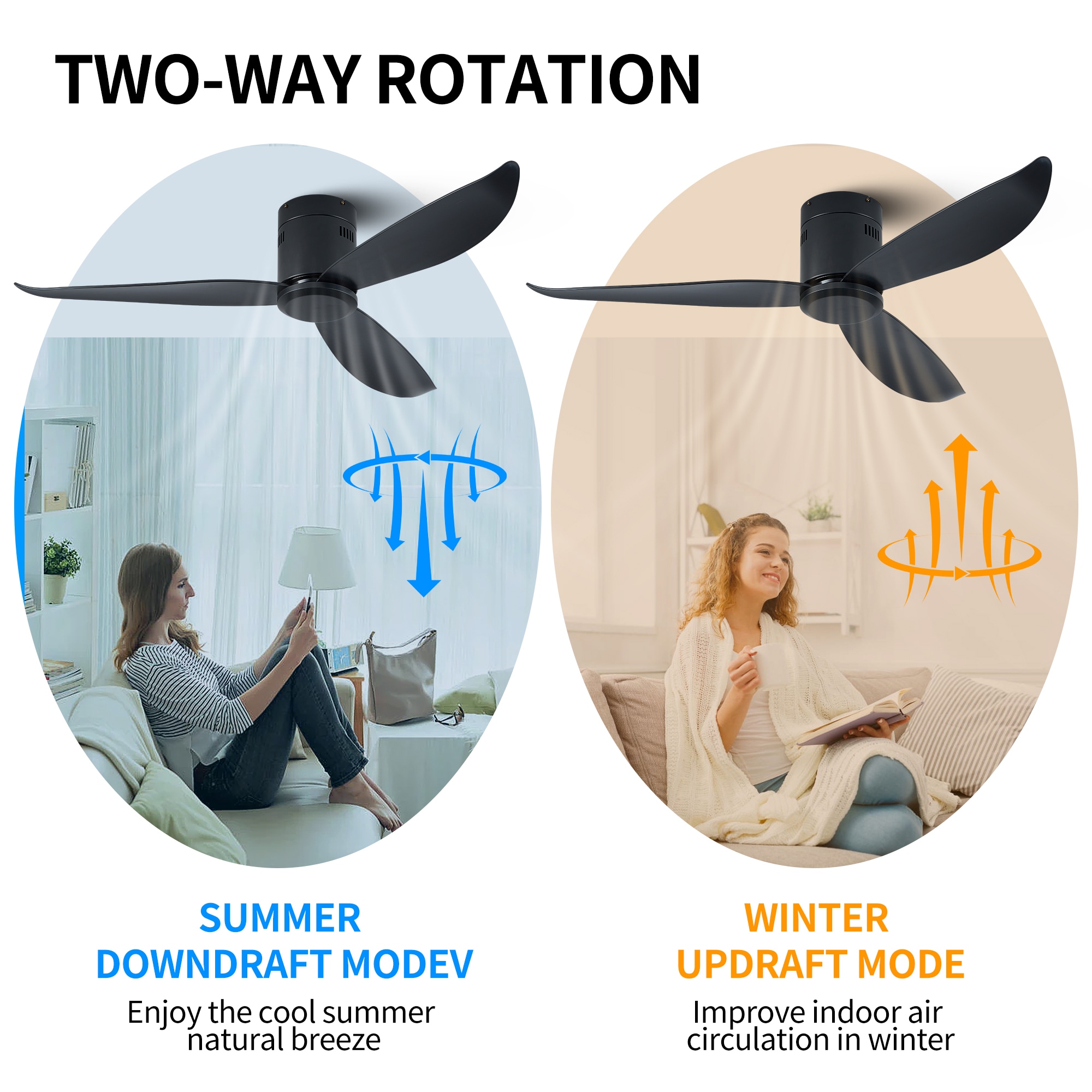 Yardreeze ZSFHXDCF17BK0407 Ceiling-Fans - View #9