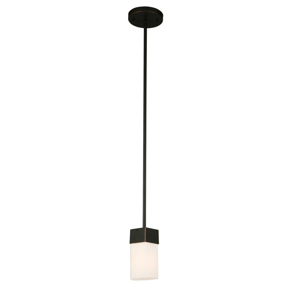 EGLO 202865A Ciara Springs Bronze Transitional Frosted Glass Square Large Hanging Pendant Light