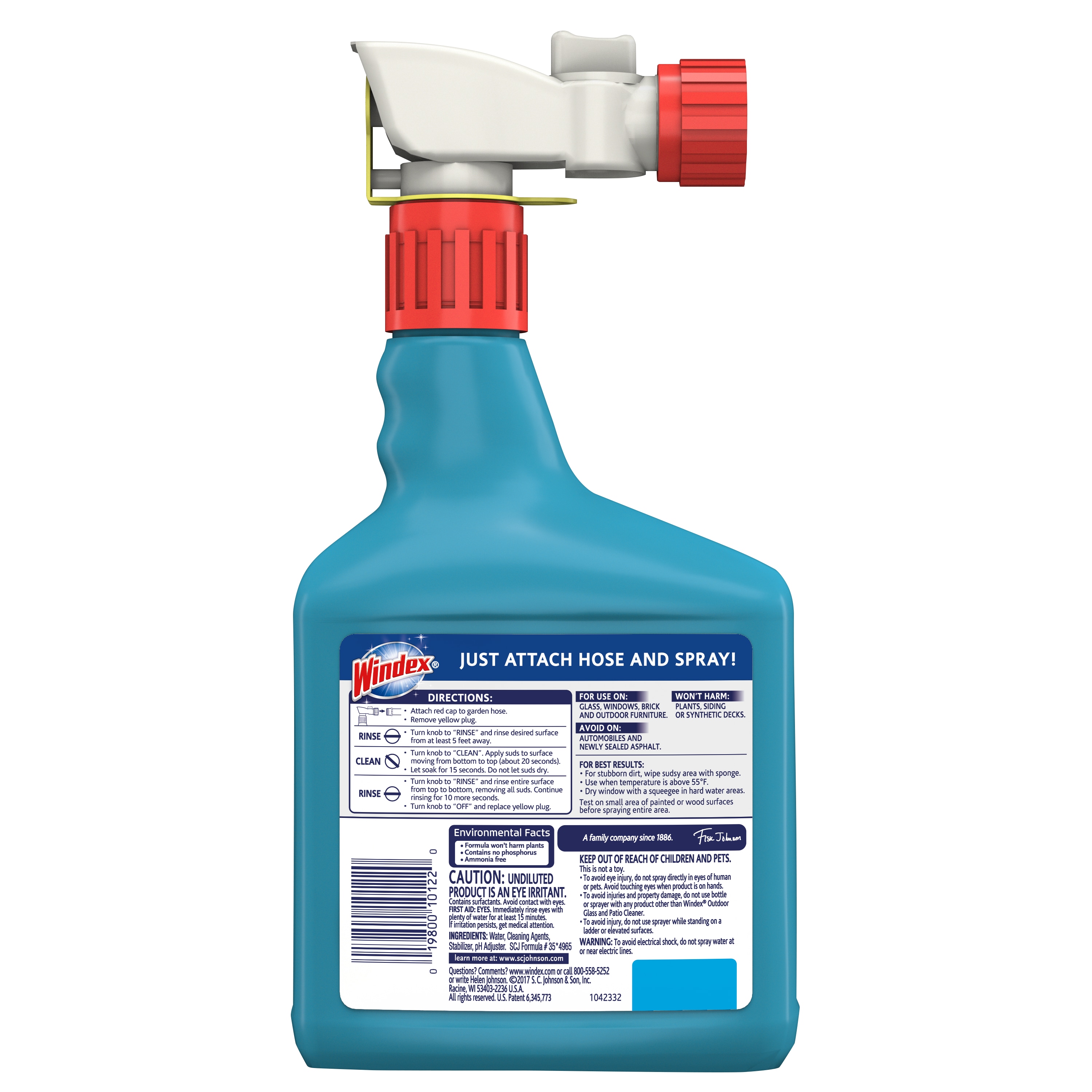 Windex Ammonia-D GLASS CLEANER, Fresh Scent, 32 oz Spray Bottle, 8/CASE -  Key Maintenance Supply