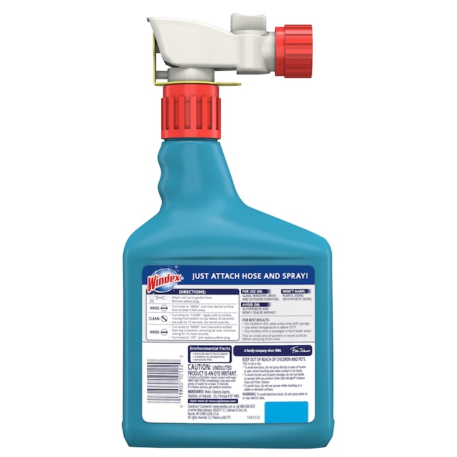 Windex Outdoor 32 Fluid Ounces Pump Spray Glass Cleaner