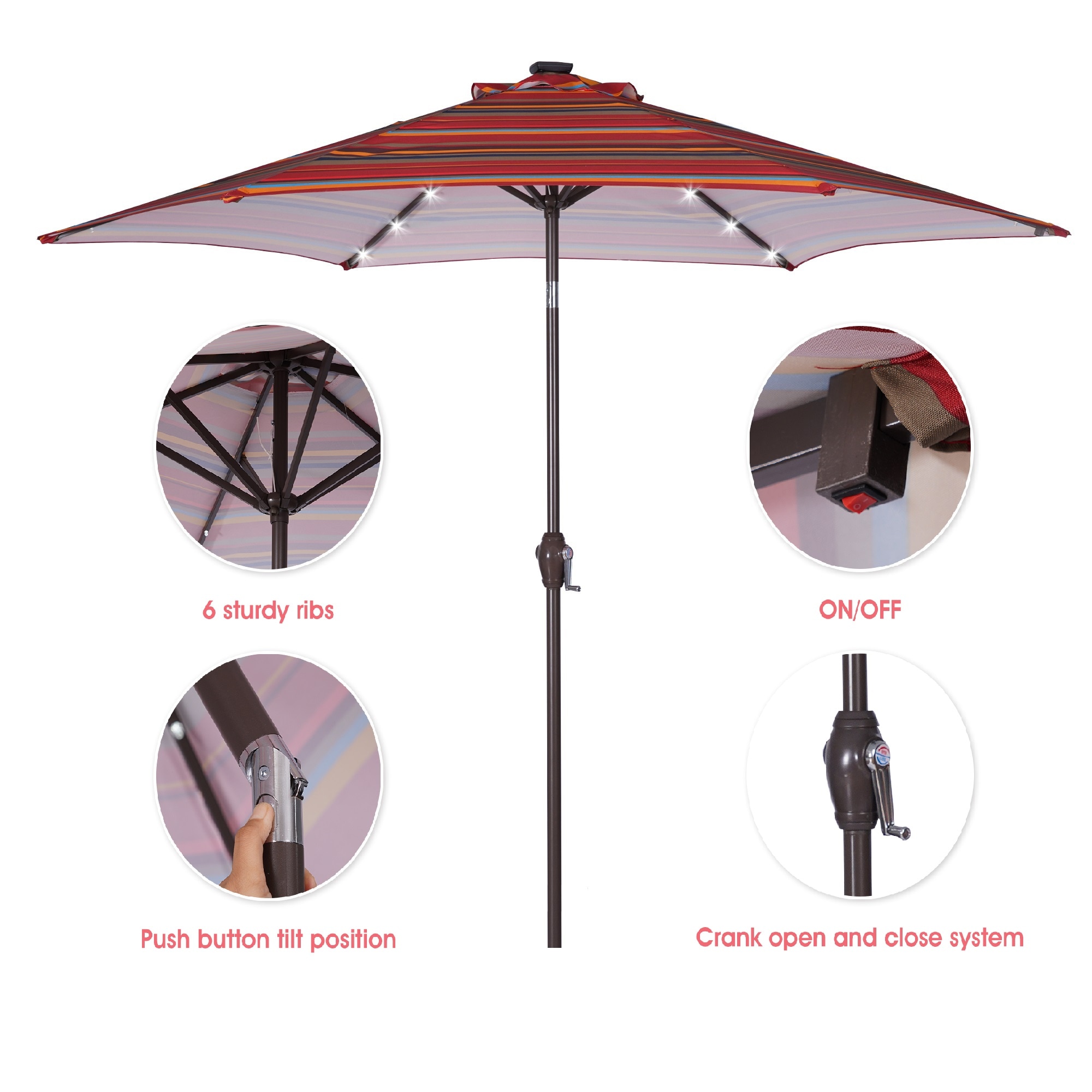 Damerin LEDPOUHC06 Umbrellas-2 - View #4
