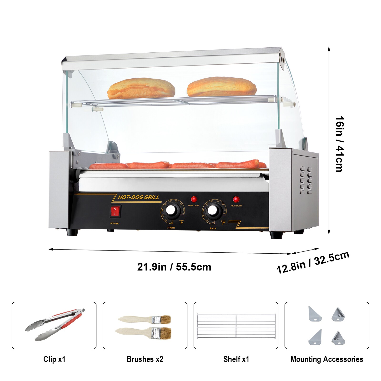 GIVIMO LW108GIVSS3139 Hot-Dog-Cookers - View #3