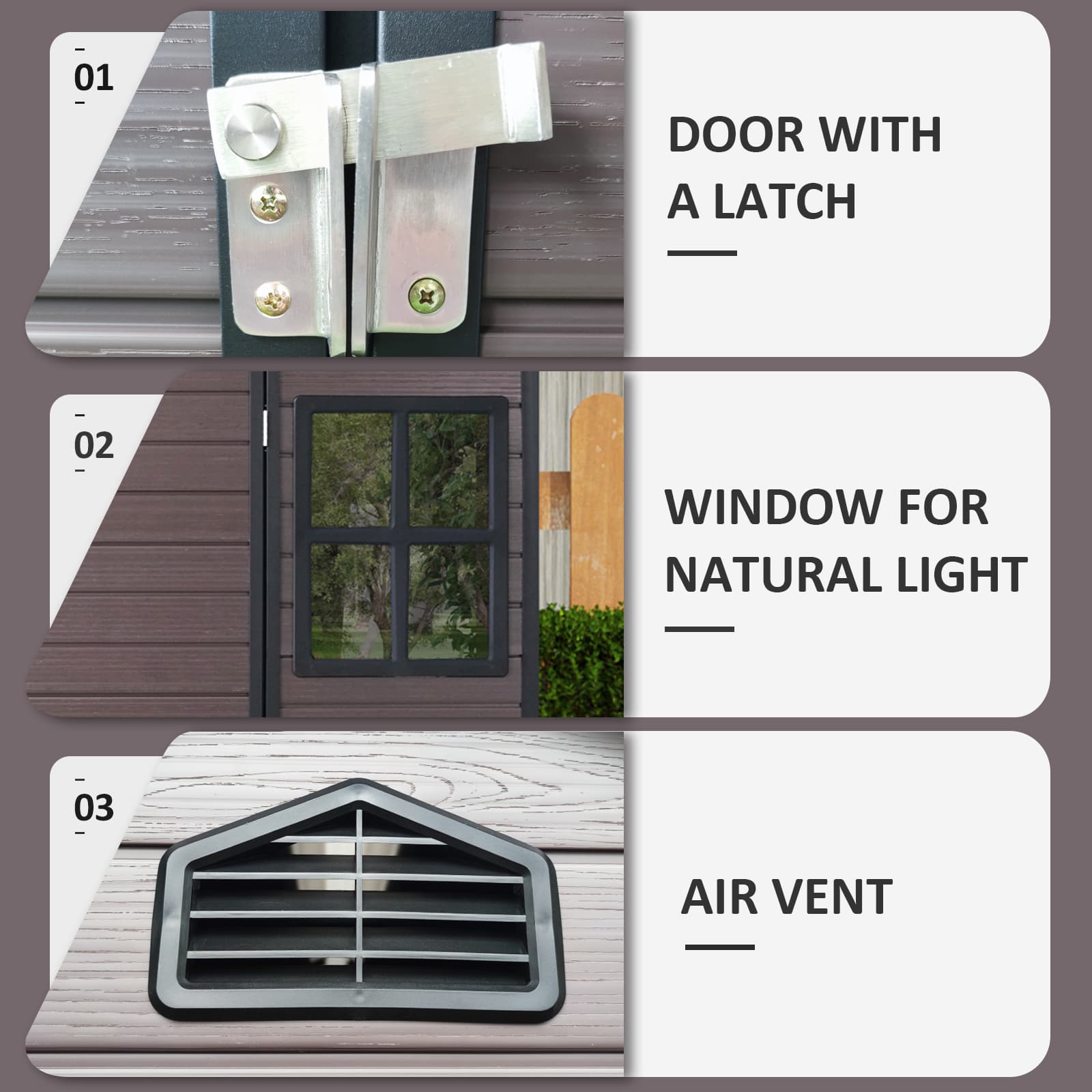 Vynxaria LESX1247-DJGJF-STD30 Vinyl-Resin-Storage-Buildings - View #4