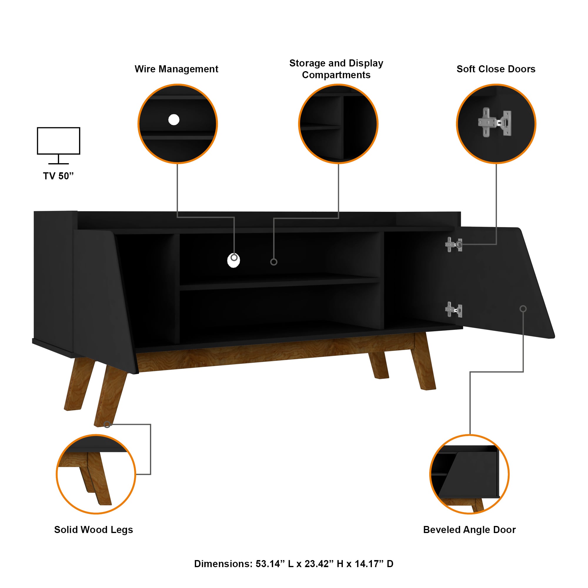 Manhattan Comfort 259BMC8 Tv-Stands - View #4