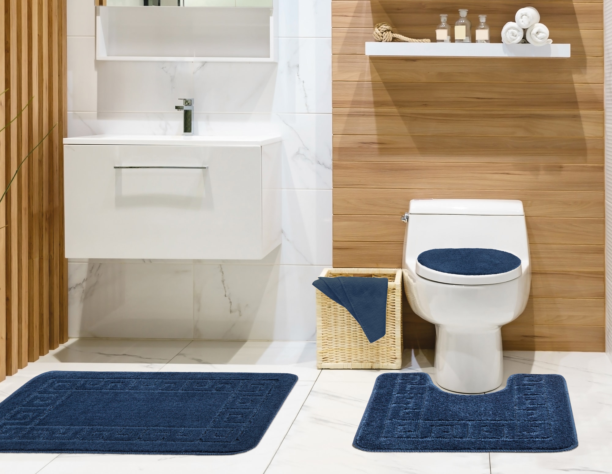 Ottomanson CATHY4006-3PCS Bath-Rugs - View #4