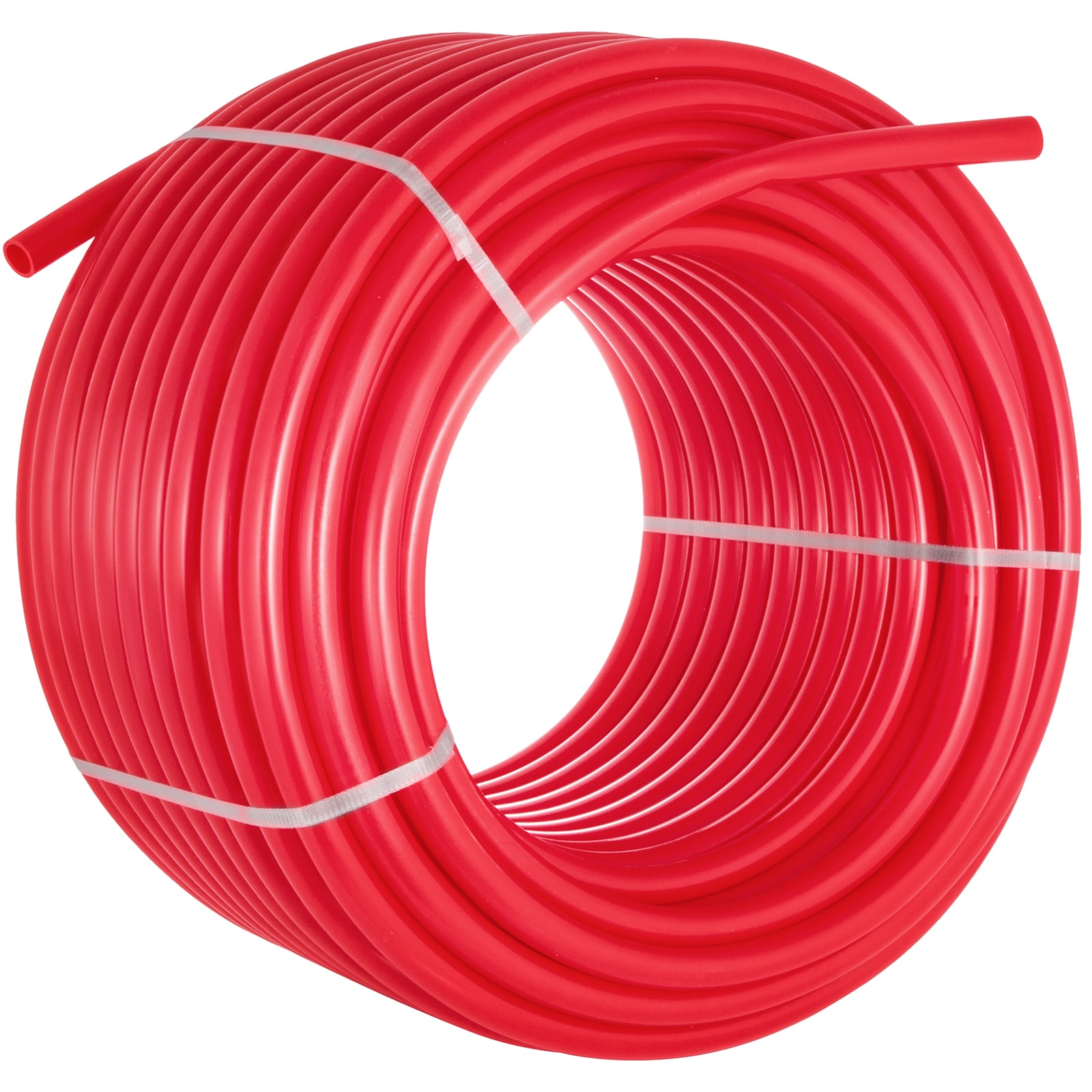 SVOPES SVOPESPEX5-8X01993V0 5/8inch 500FT PEX Tubing with Oxygen Barrier Red for Radiant Heating Systems Leak-Proof Flexible