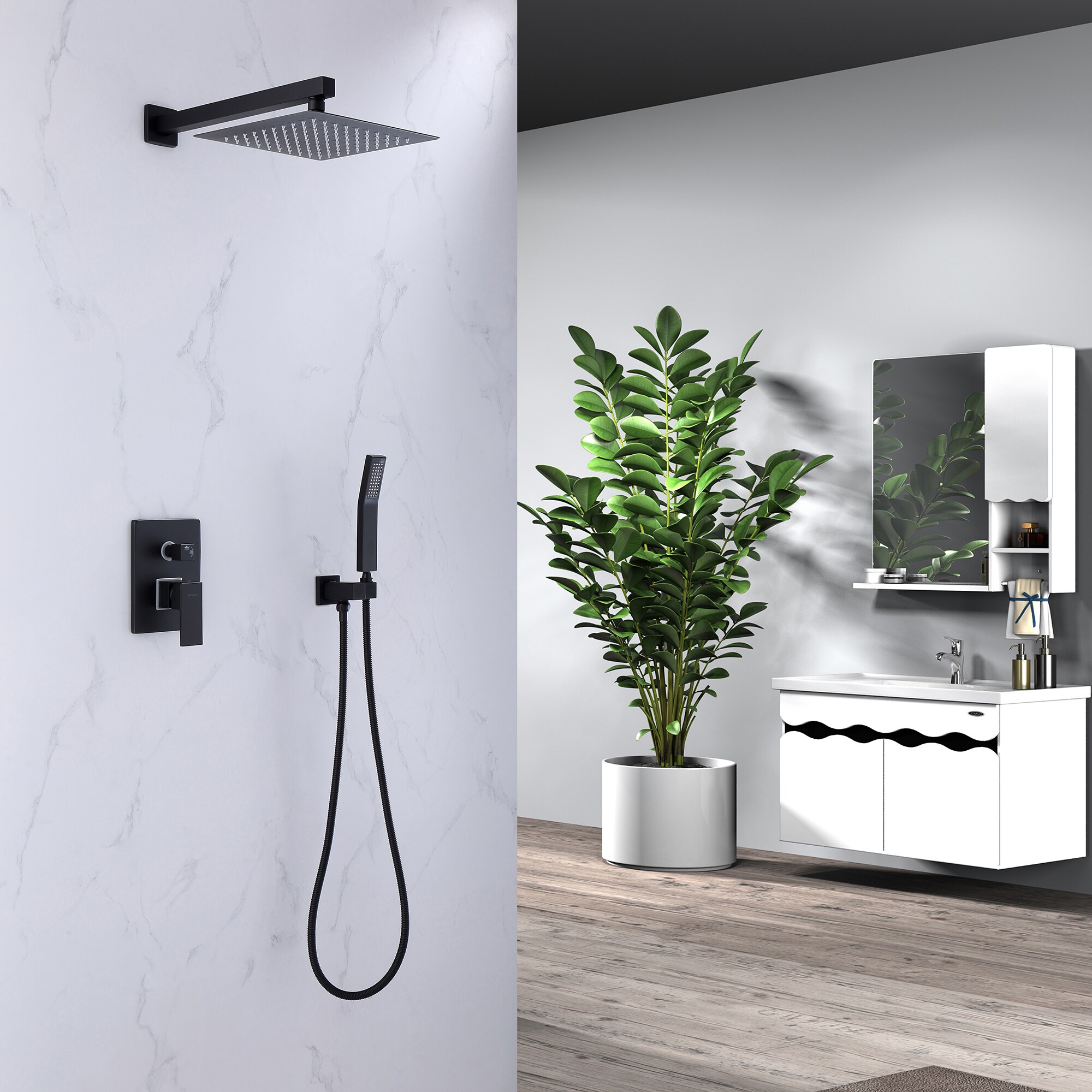 MODLAND MDL1SS01MB6 Showerhead-Bar-Panels - View #2